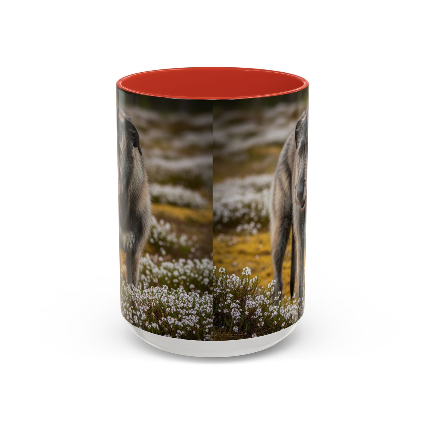 Irish Wolfhound Accent Coffee Mug - Perfect Gift for Dog Lovers
