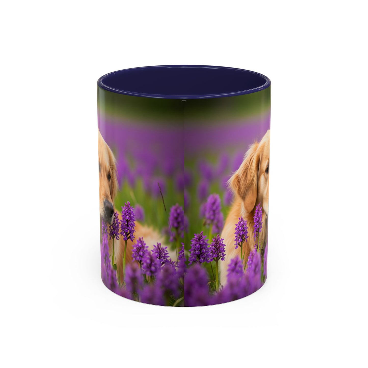 Golden Retriever Accent Coffee Mug - Perfect Gift for Dog Lovers