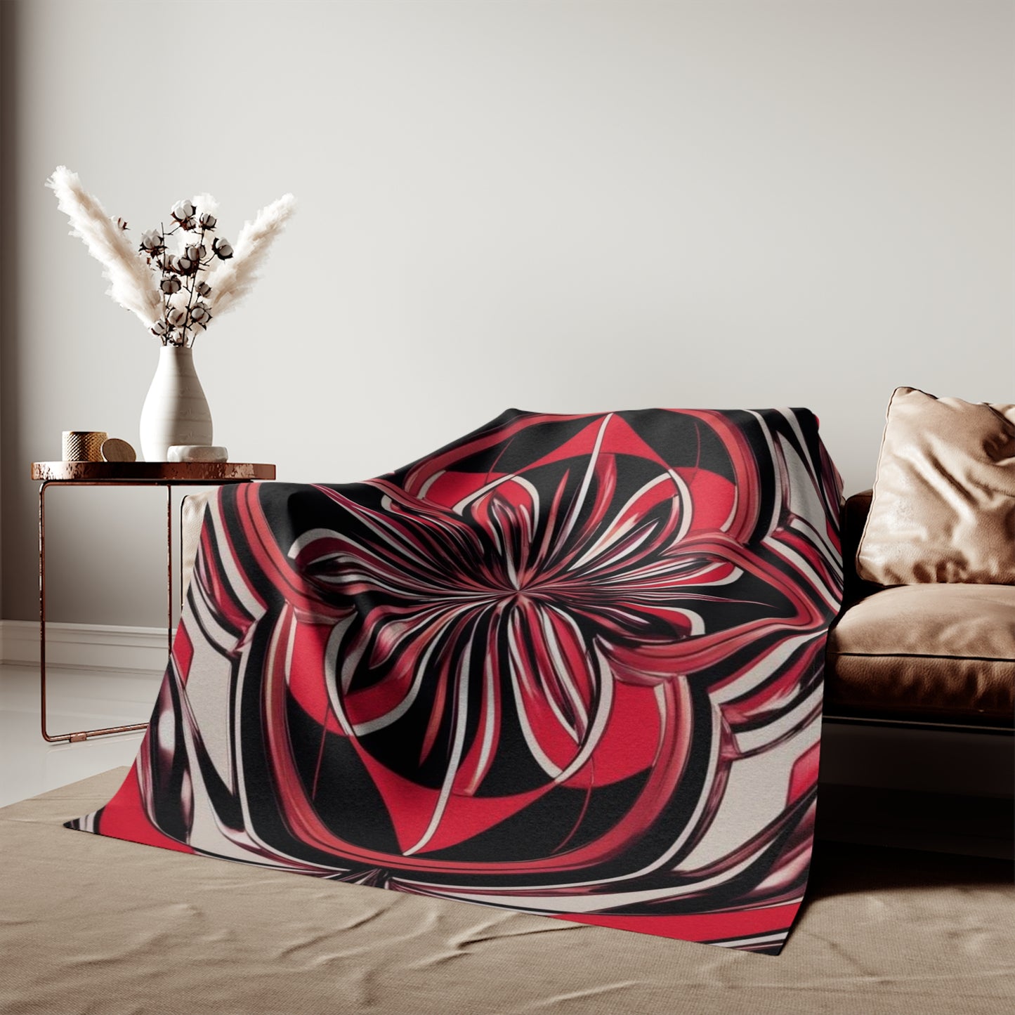 Optical Illusion Sweatshirt Blanket