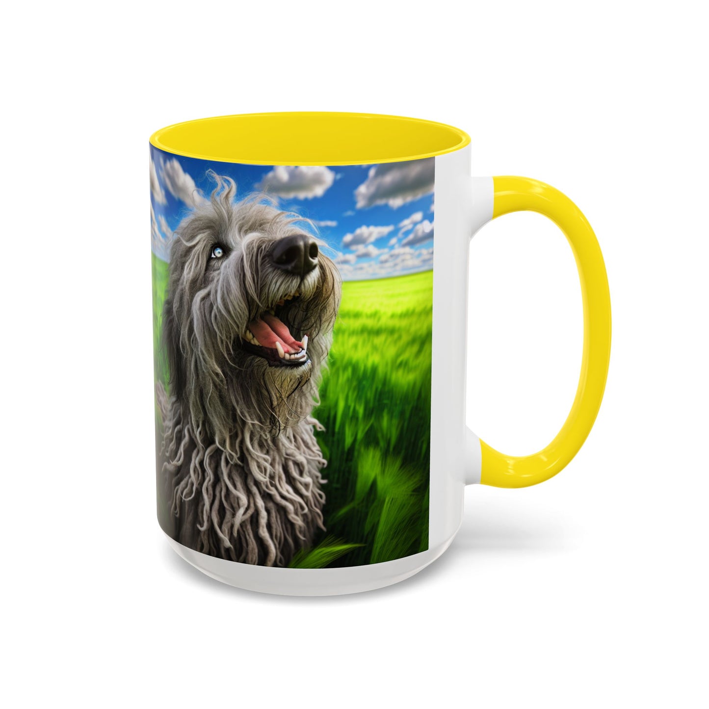 Bergamasco Shepherd Dog Accent Coffee Mug - Perfect Gift for Dog Lovers