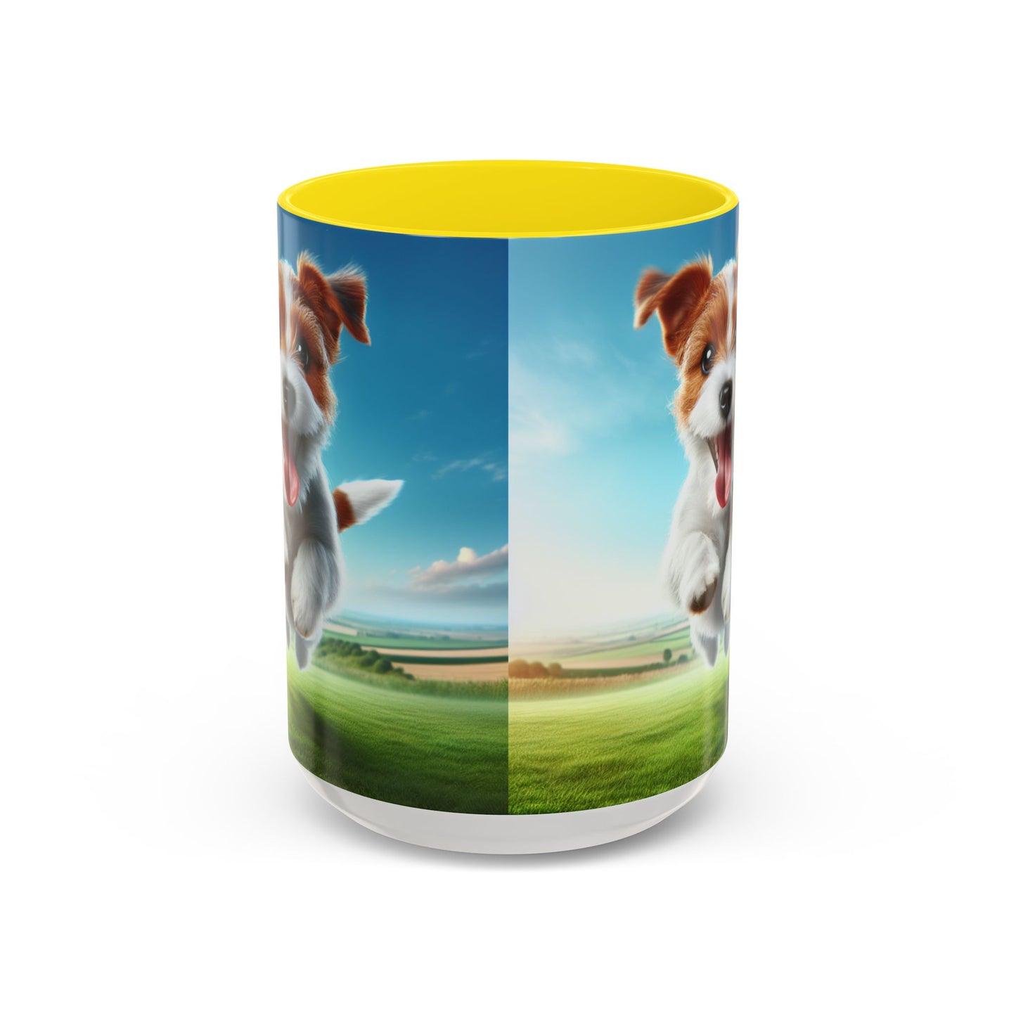 Russell Terrier Accent Coffee Mug - Perfect Gift for Dog Lovers