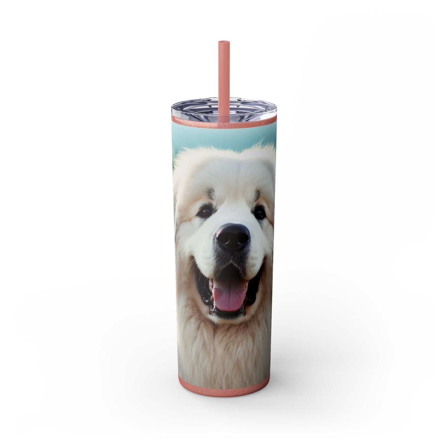 Great Pyrenees Tumbler with Straw, 20oz