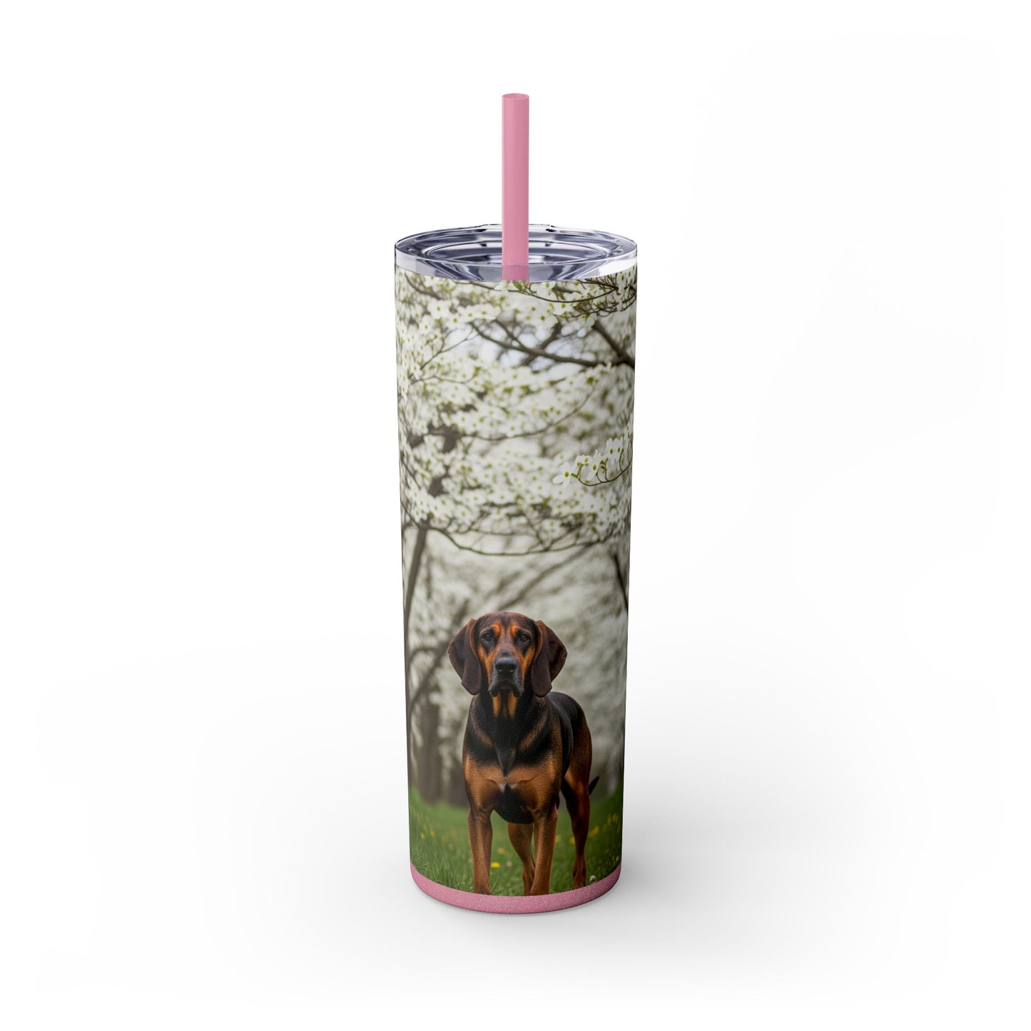 Plott Hound Tumbler with Straw, 20oz