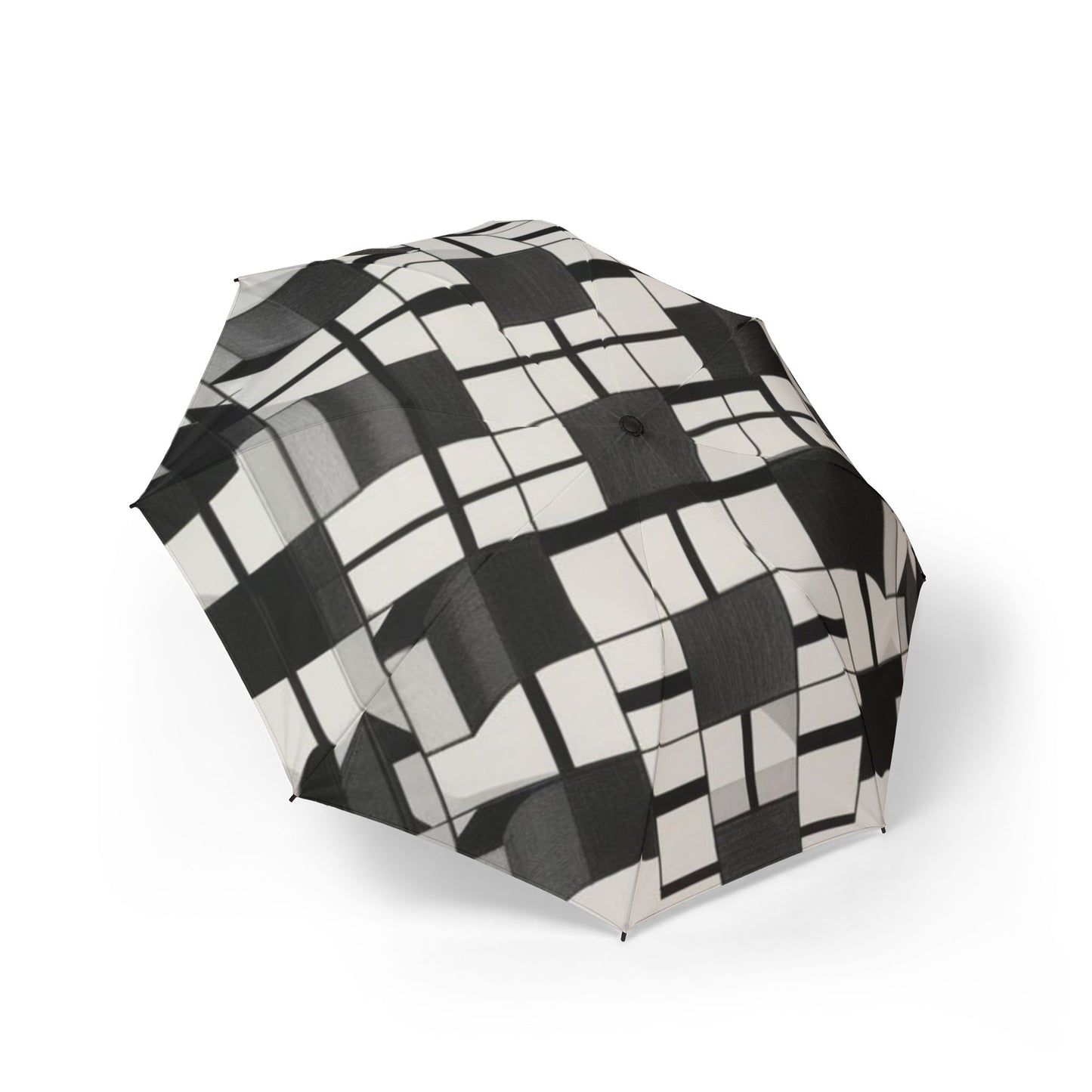 Optical Illusion Semi-Automatic Foldable Umbrella