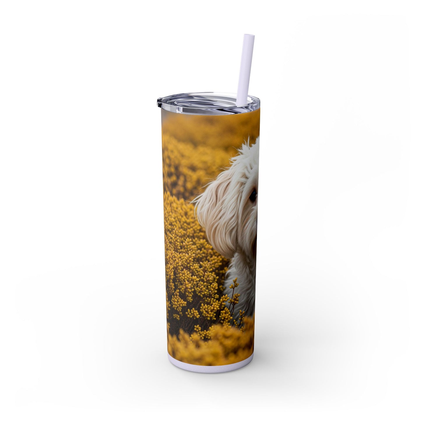 Maltipoo Tumbler with Straw, 20oz