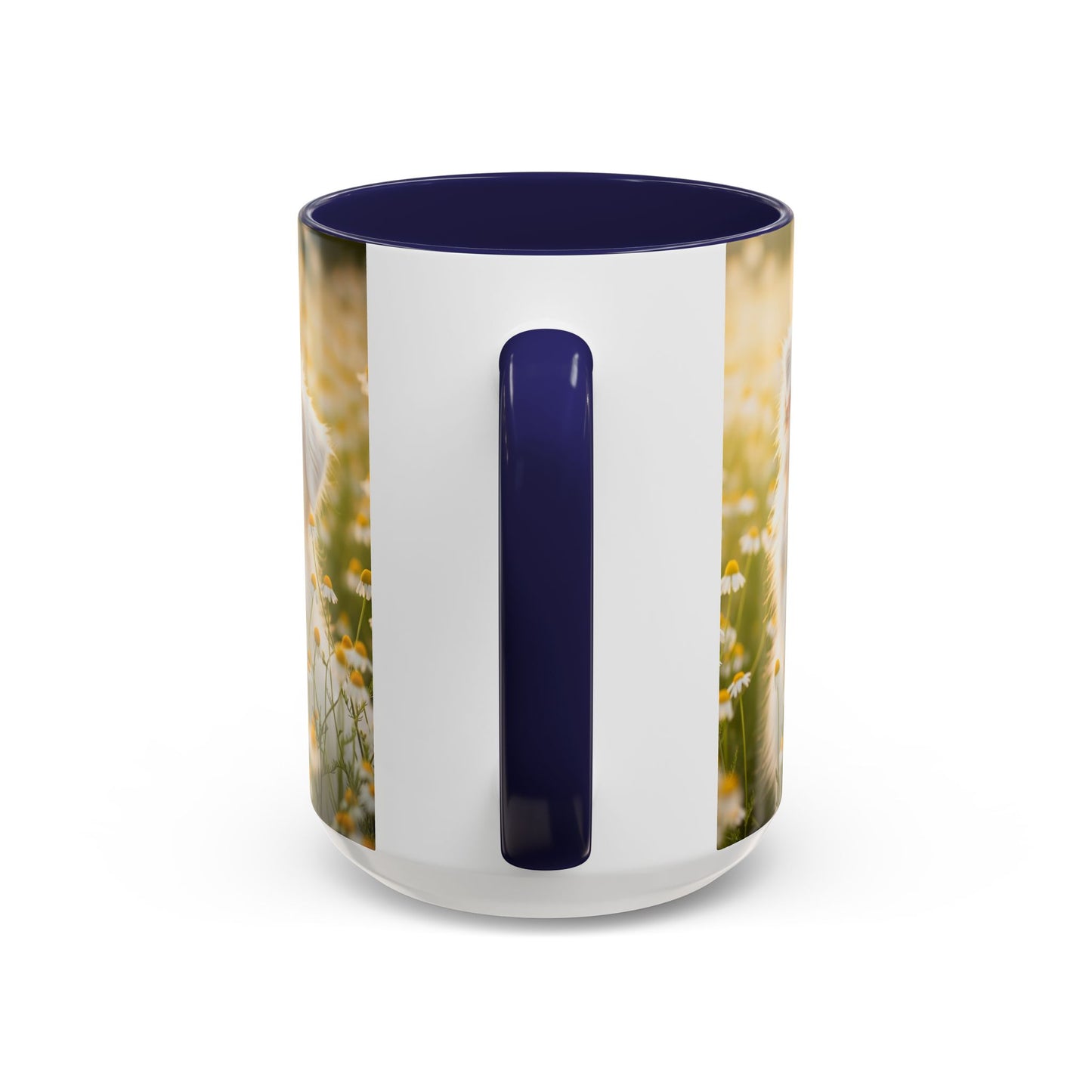 Russkaya Tsvetnaya Bolonka Accent Coffee Mug - Perfect Gift for Dog Lovers