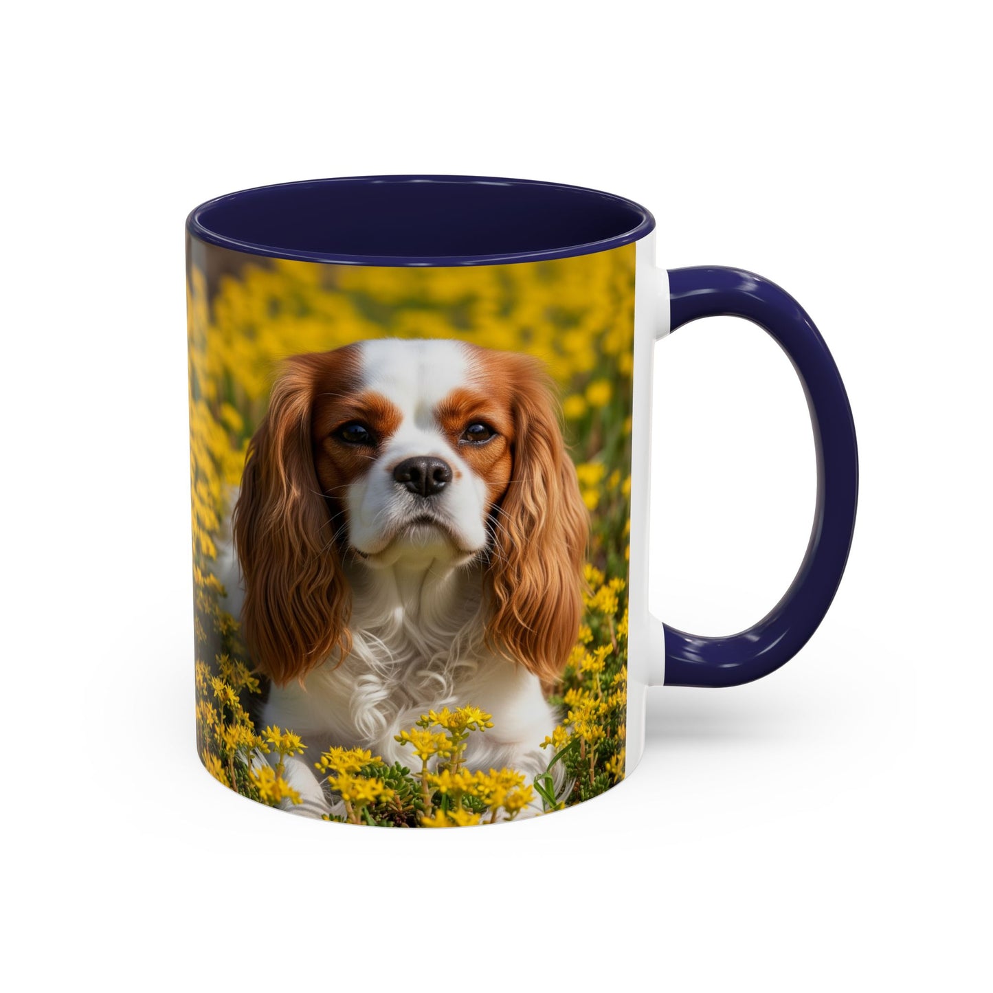 Cavalier King Charles Spaniel Accent Coffee Mug - Perfect Gift for Dog Lovers