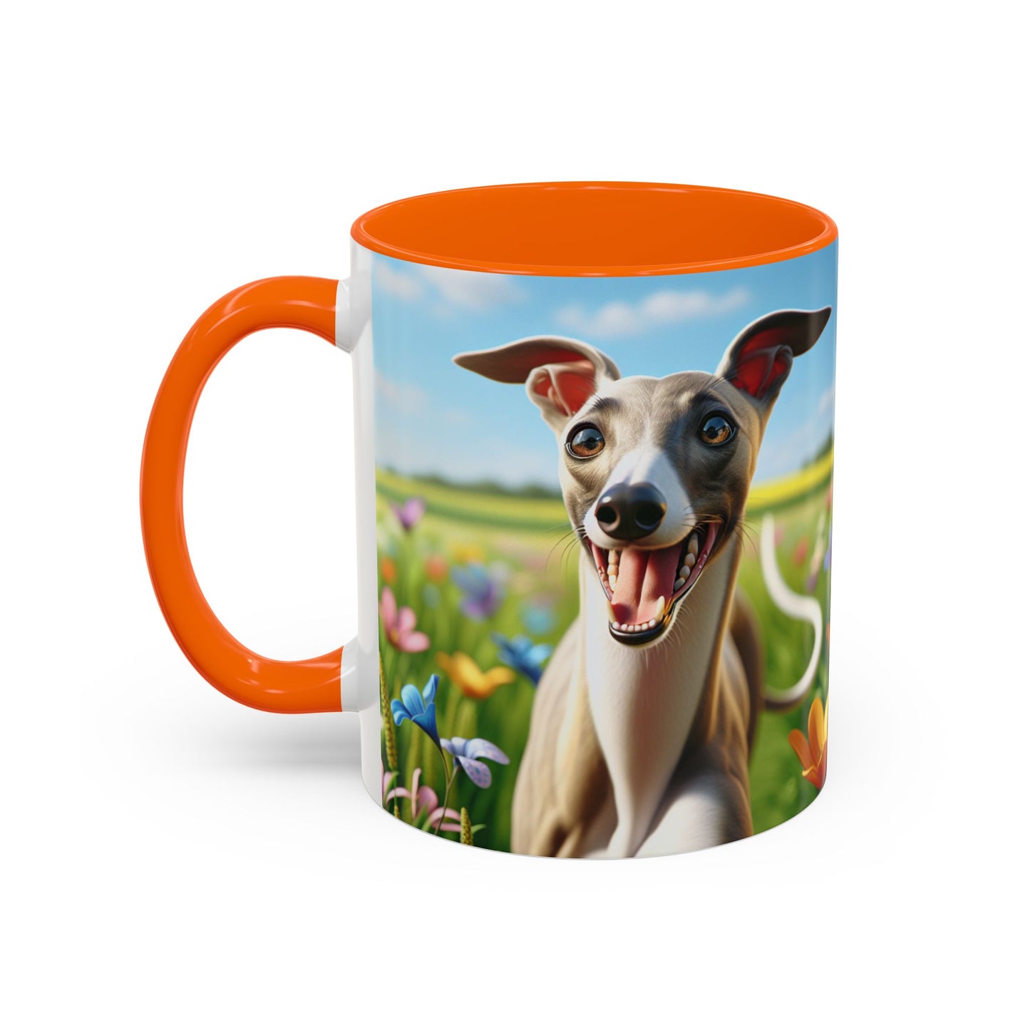 Whippet Accent Coffee Mug - Perfect Gift for Dog Lovers