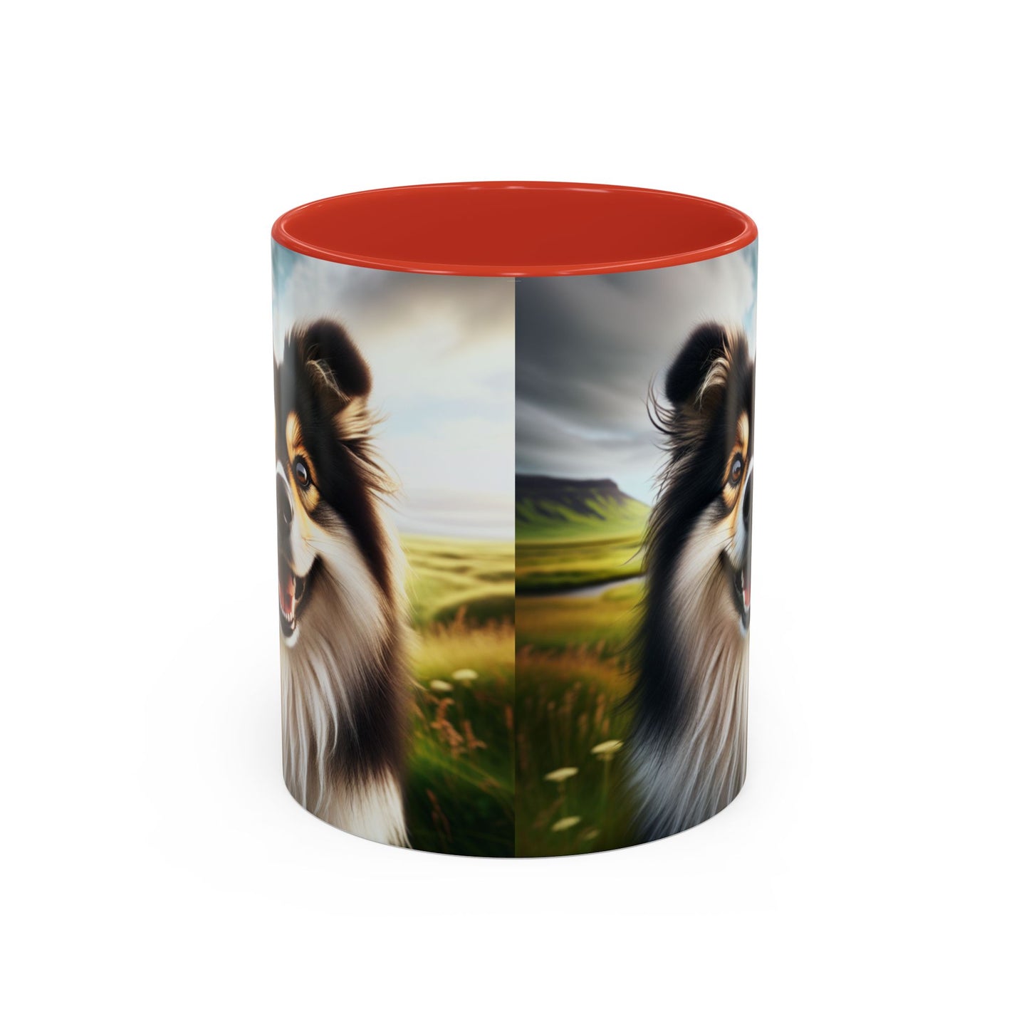 Icelandic Sheepdog Accent Coffee Mug - Perfect Gift for Dog Lovers