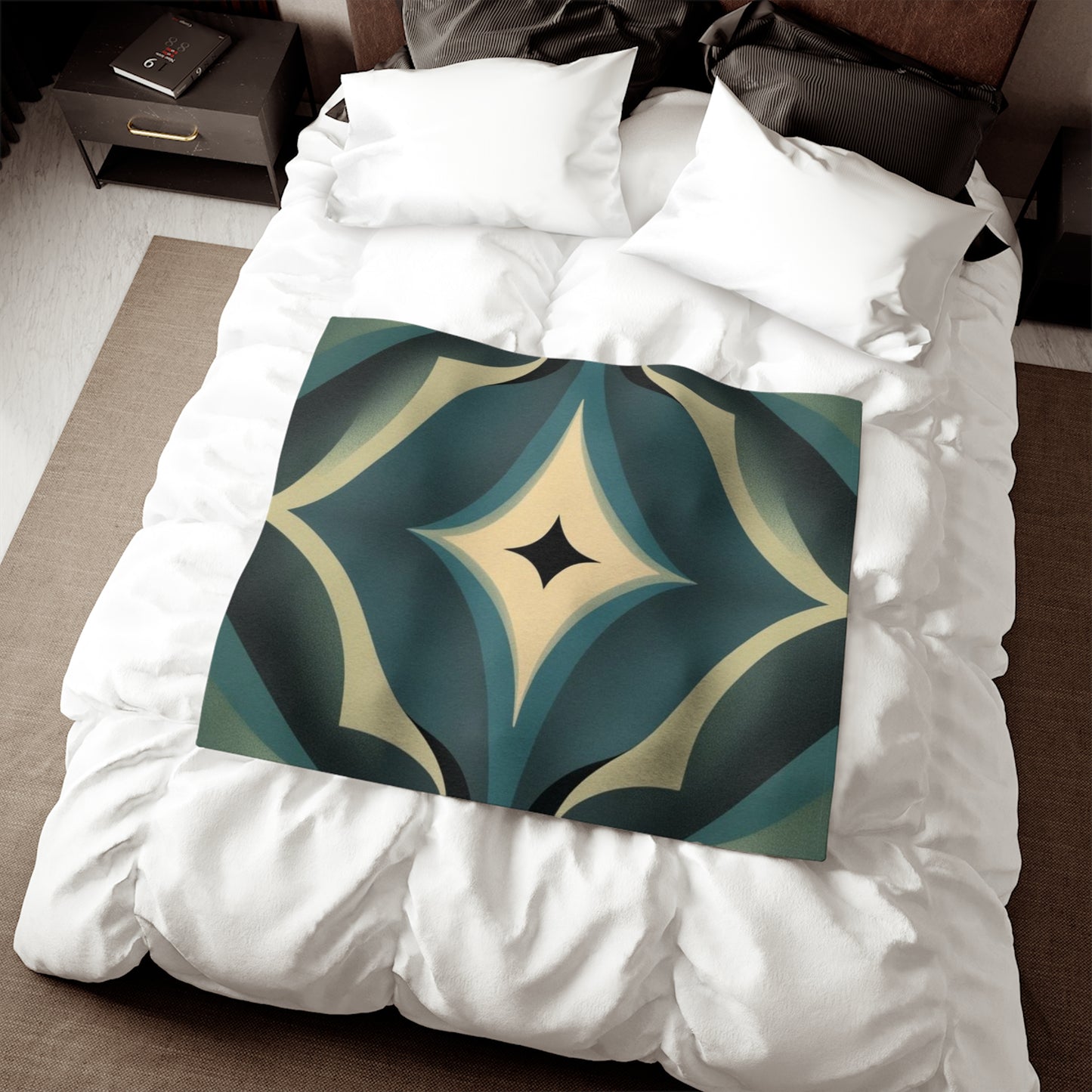 Optical Illusion Sweatshirt Blanket