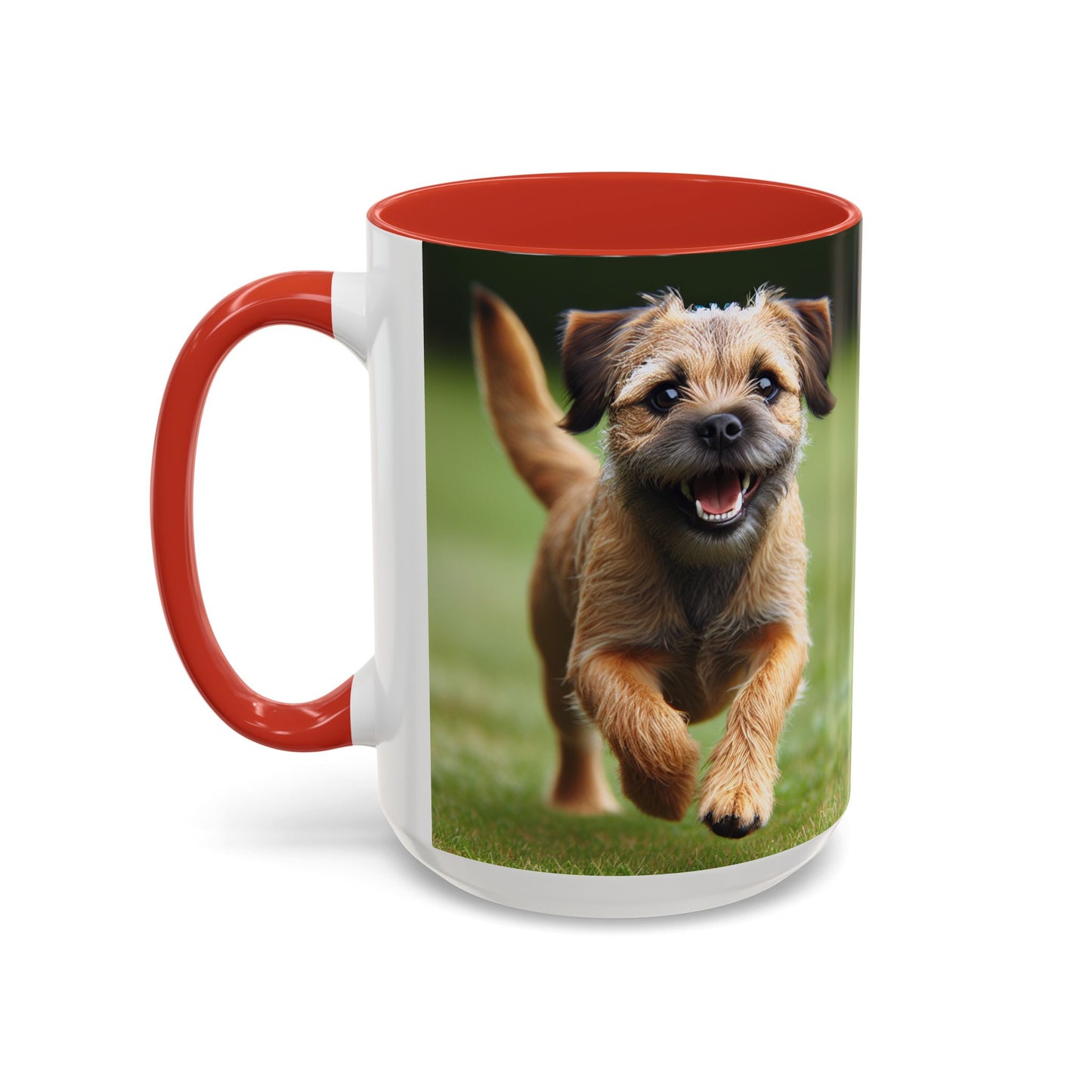 Border Terrier Accent Coffee Mug - Perfect Gift for Dog Lovers