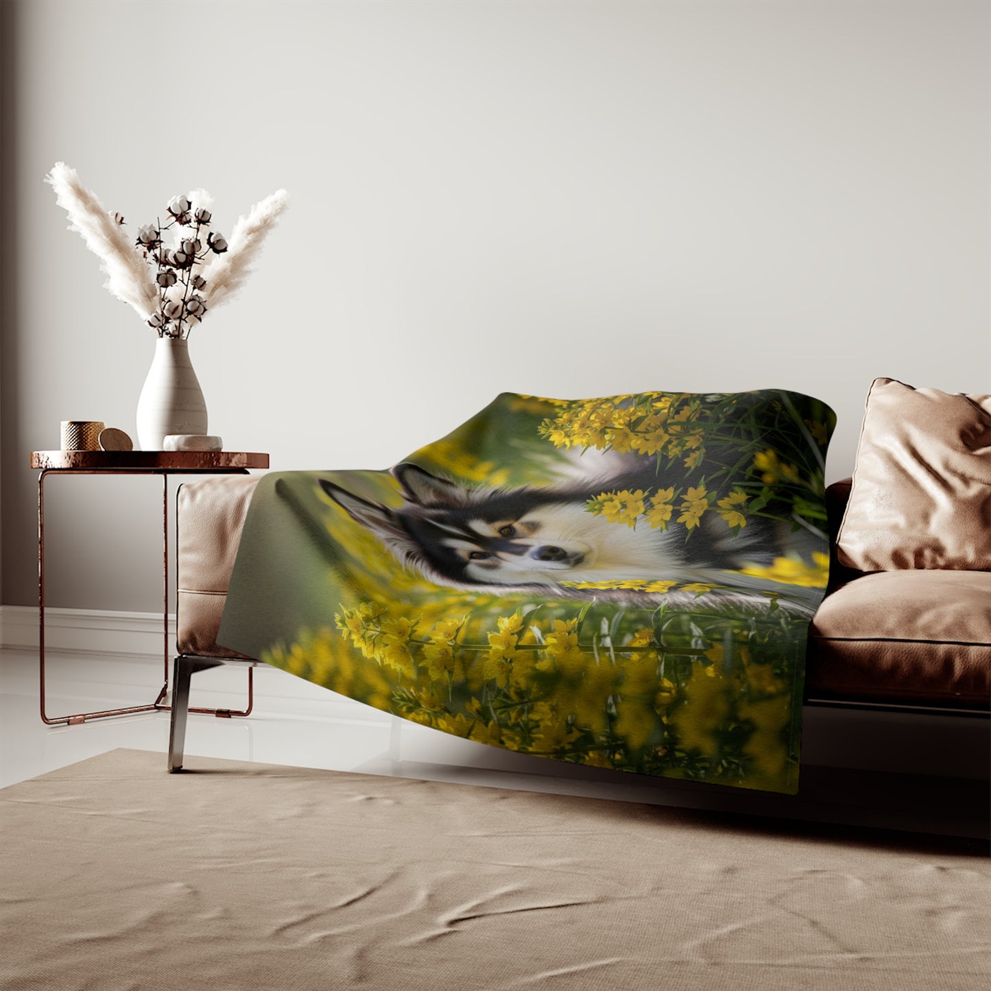 Swedish Lapphund Sweatshirt Blanket