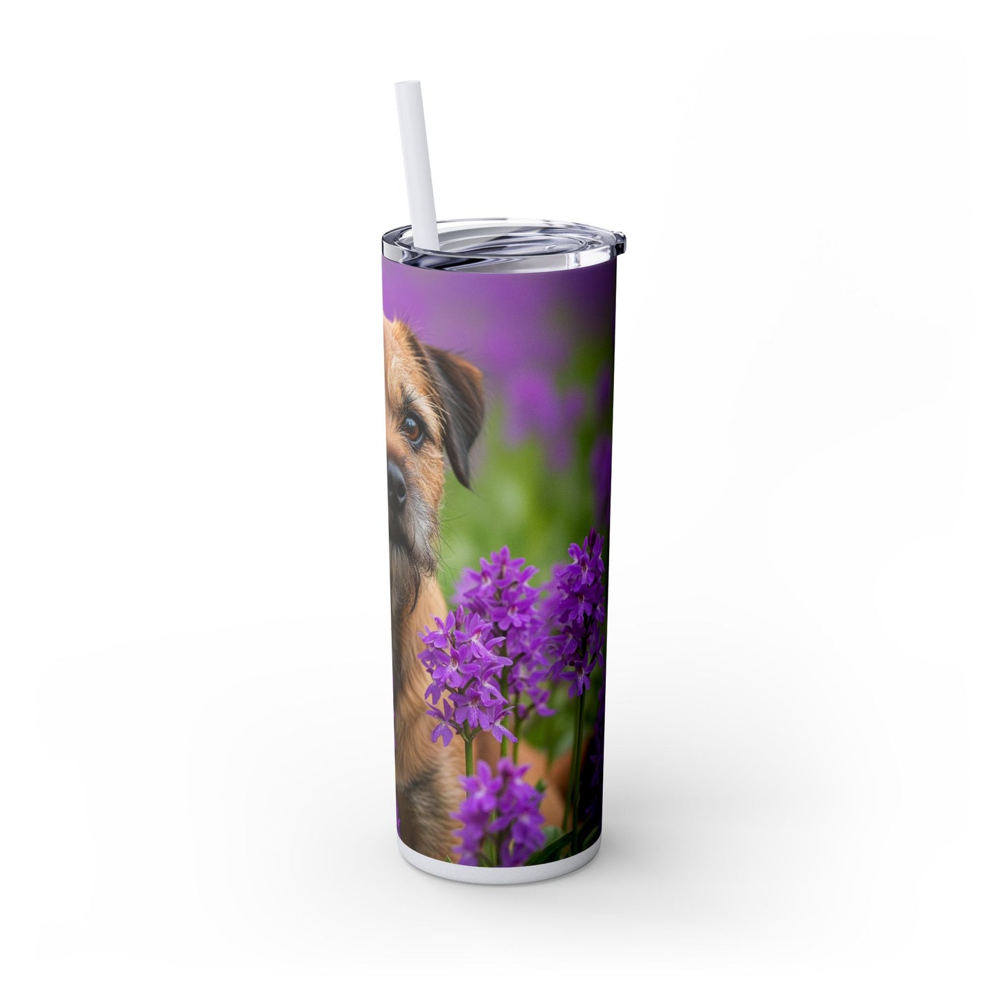 Border Terrier Tumbler with Straw, 20oz