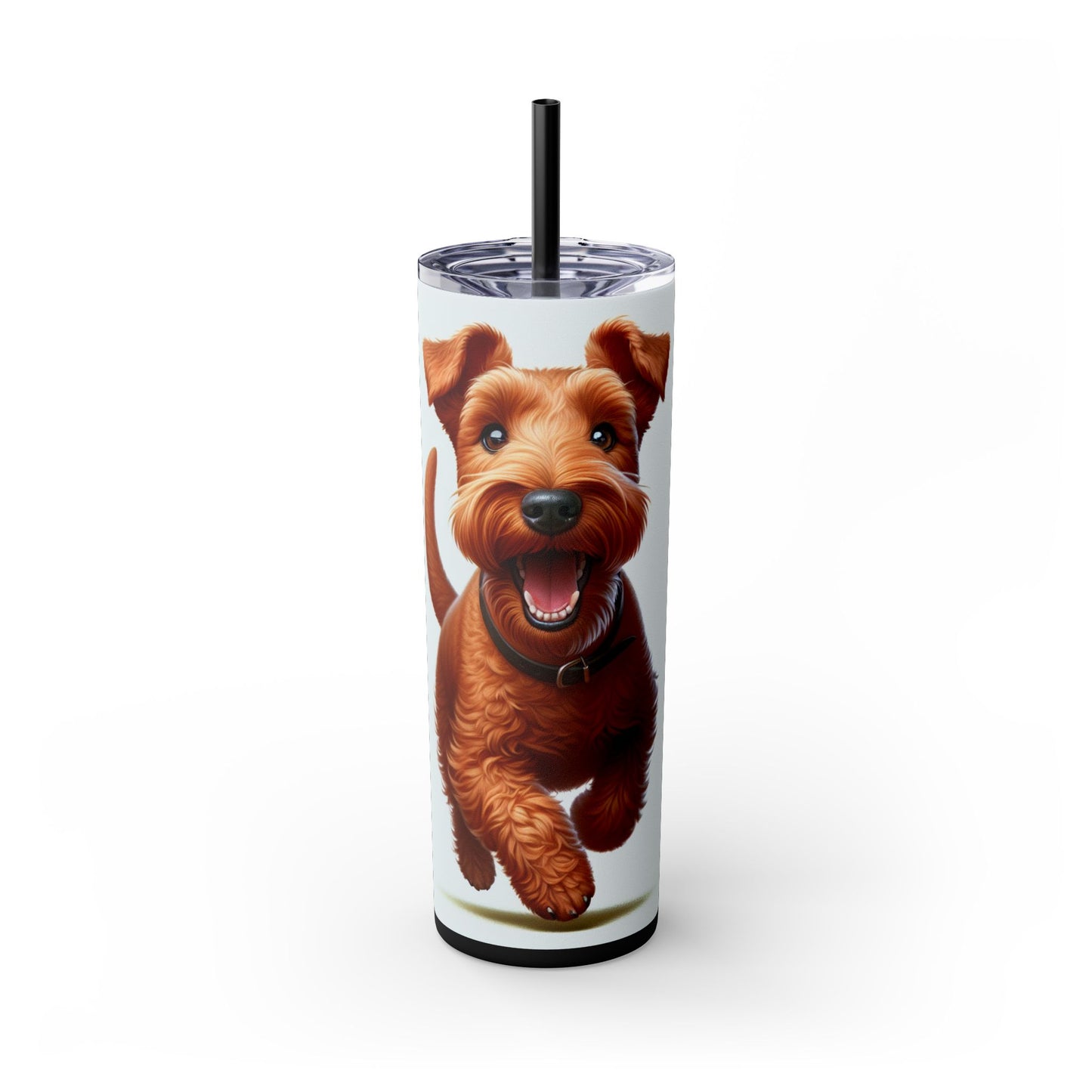 Irish Terrier Tumbler with Straw, 20oz