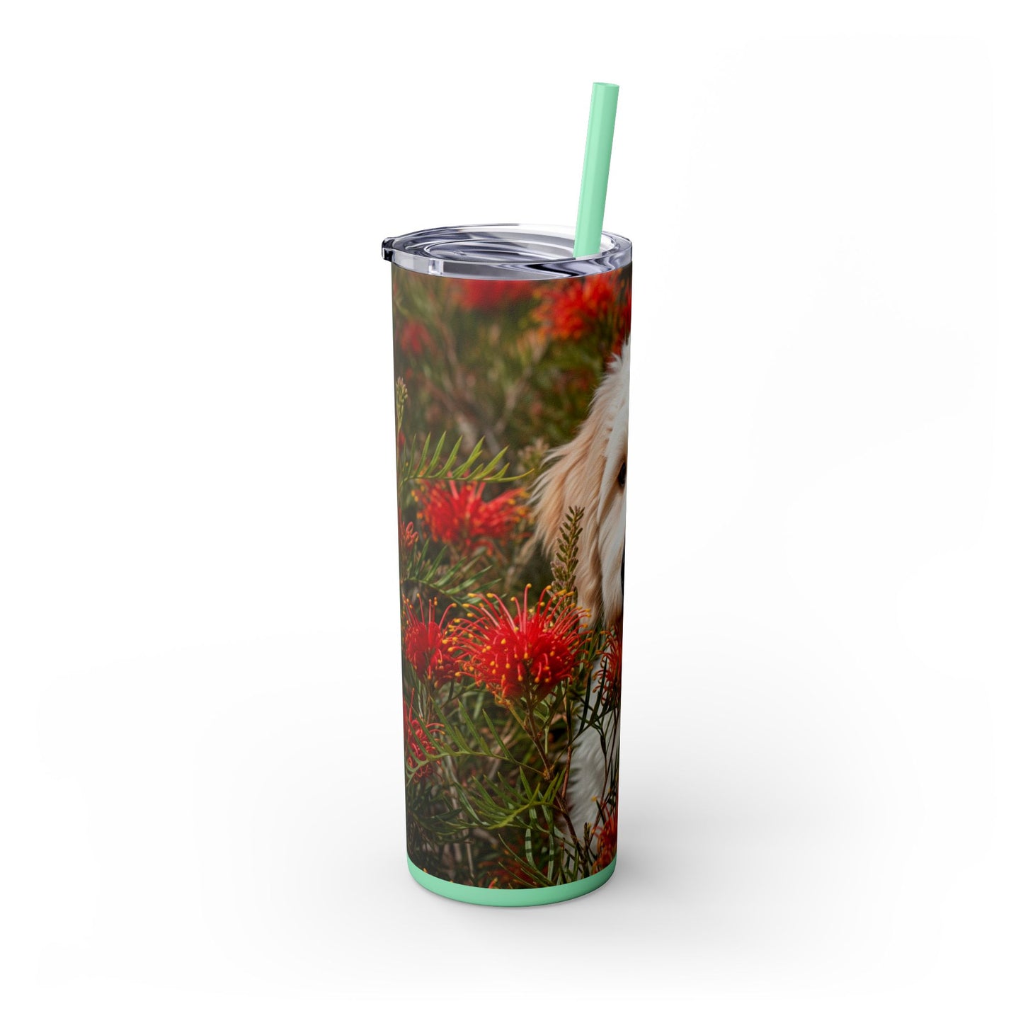Labradoodle Tumbler with Straw, 20oz