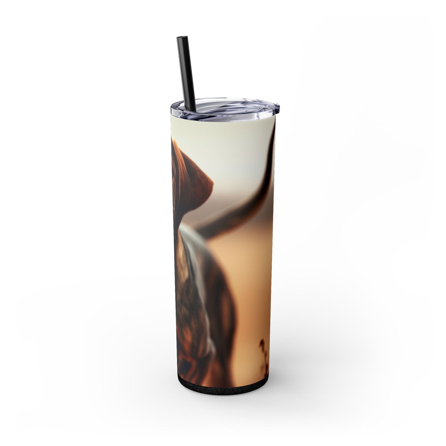 Plott Hound Tumbler with Straw, 20oz
