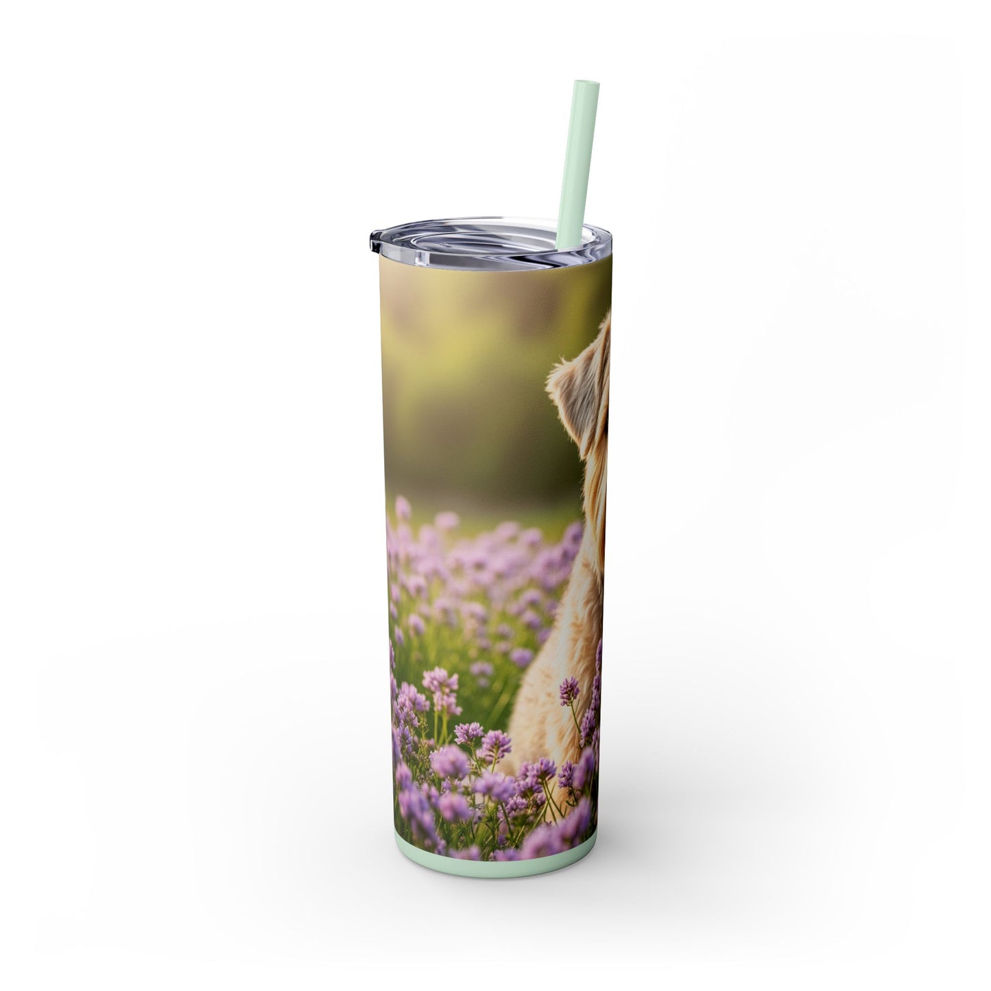 Soft Coated Wheaten Terrier Tumbler with Straw, 20oz