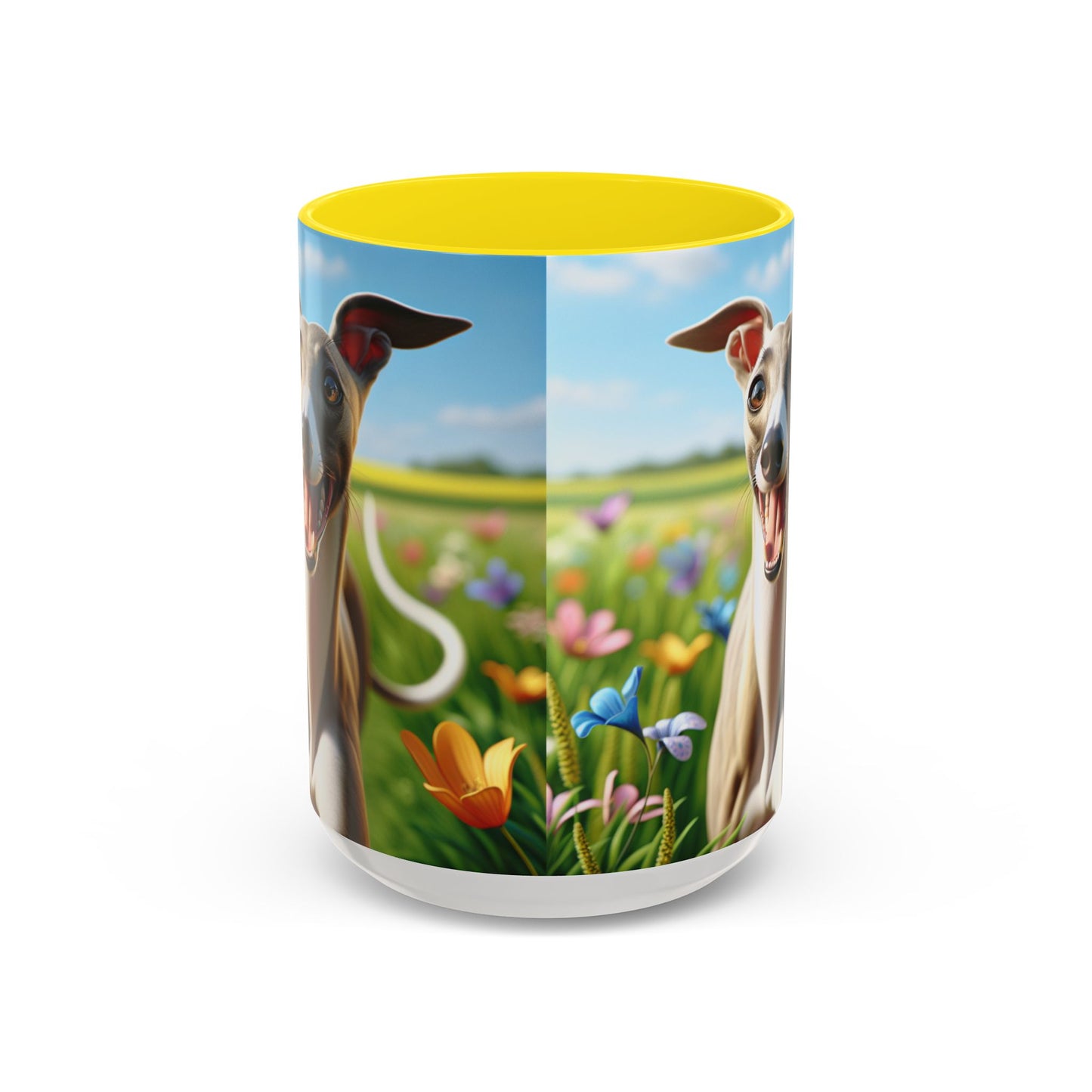 Whippet Accent Coffee Mug - Perfect Gift for Dog Lovers