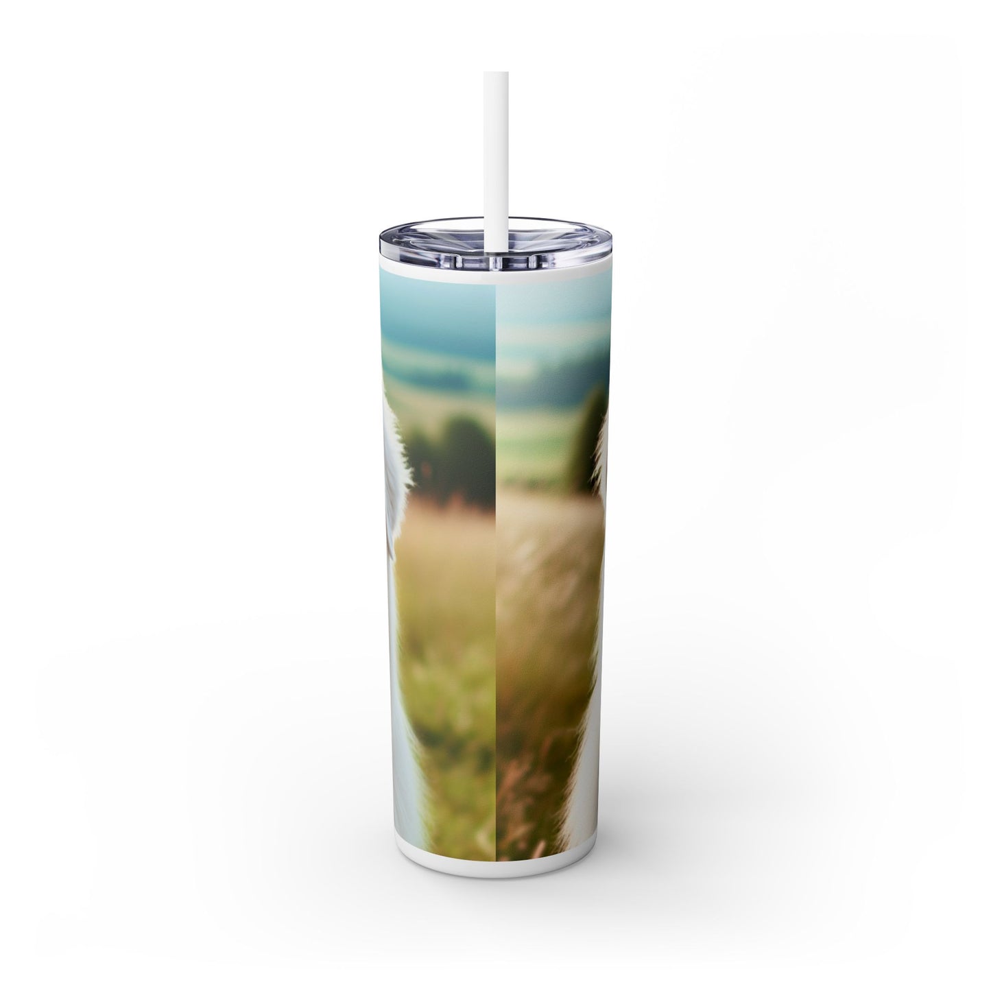 Great Pyrenees Tumbler with Straw, 20oz