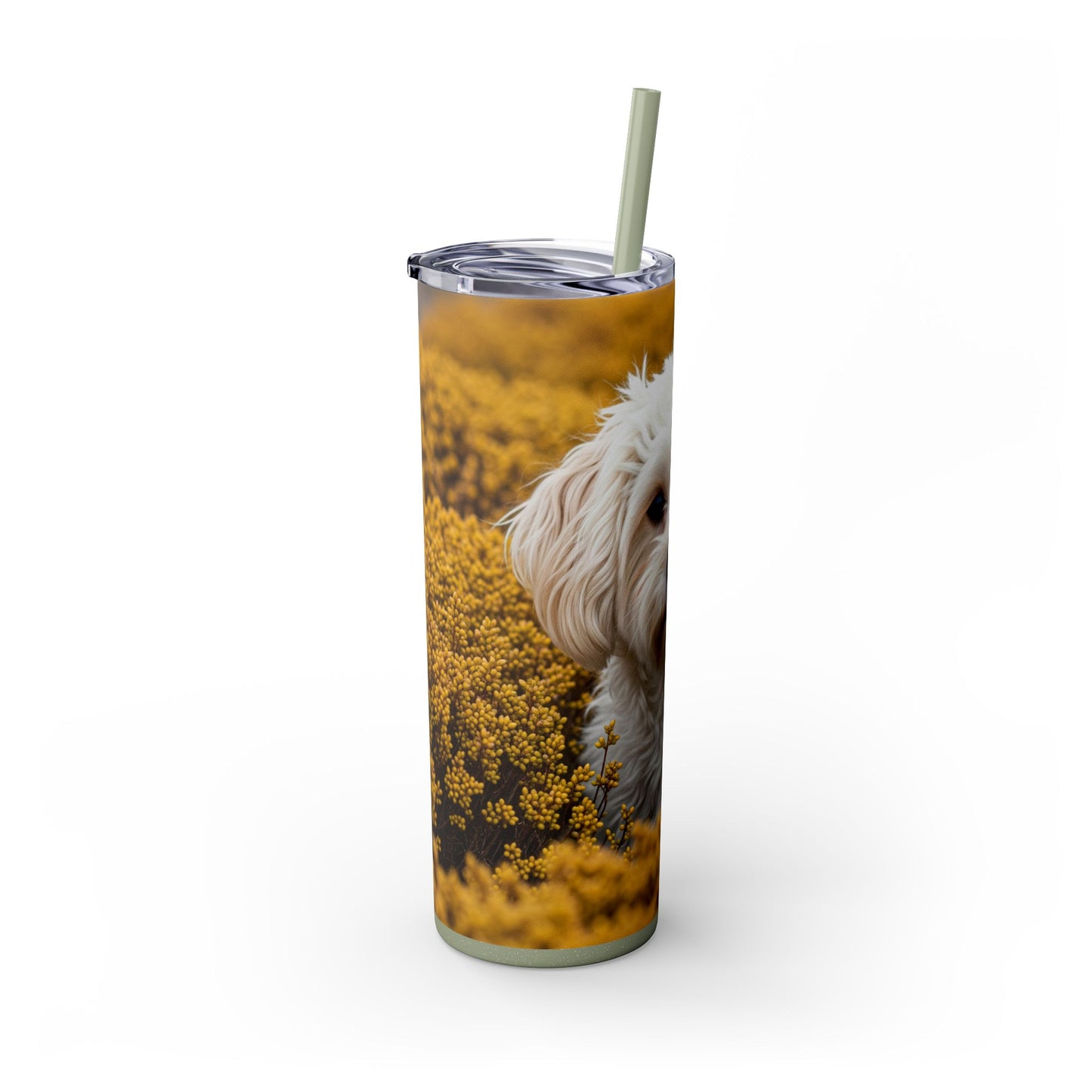 Maltipoo Tumbler with Straw, 20oz
