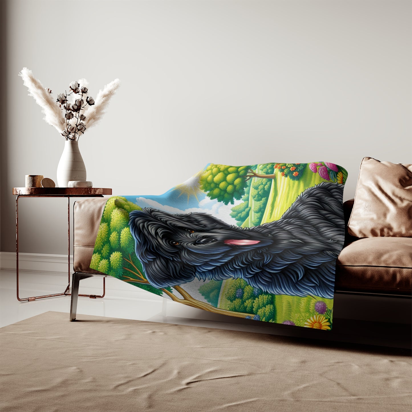 Bouvier des Flandres Sweatshirt Blanket