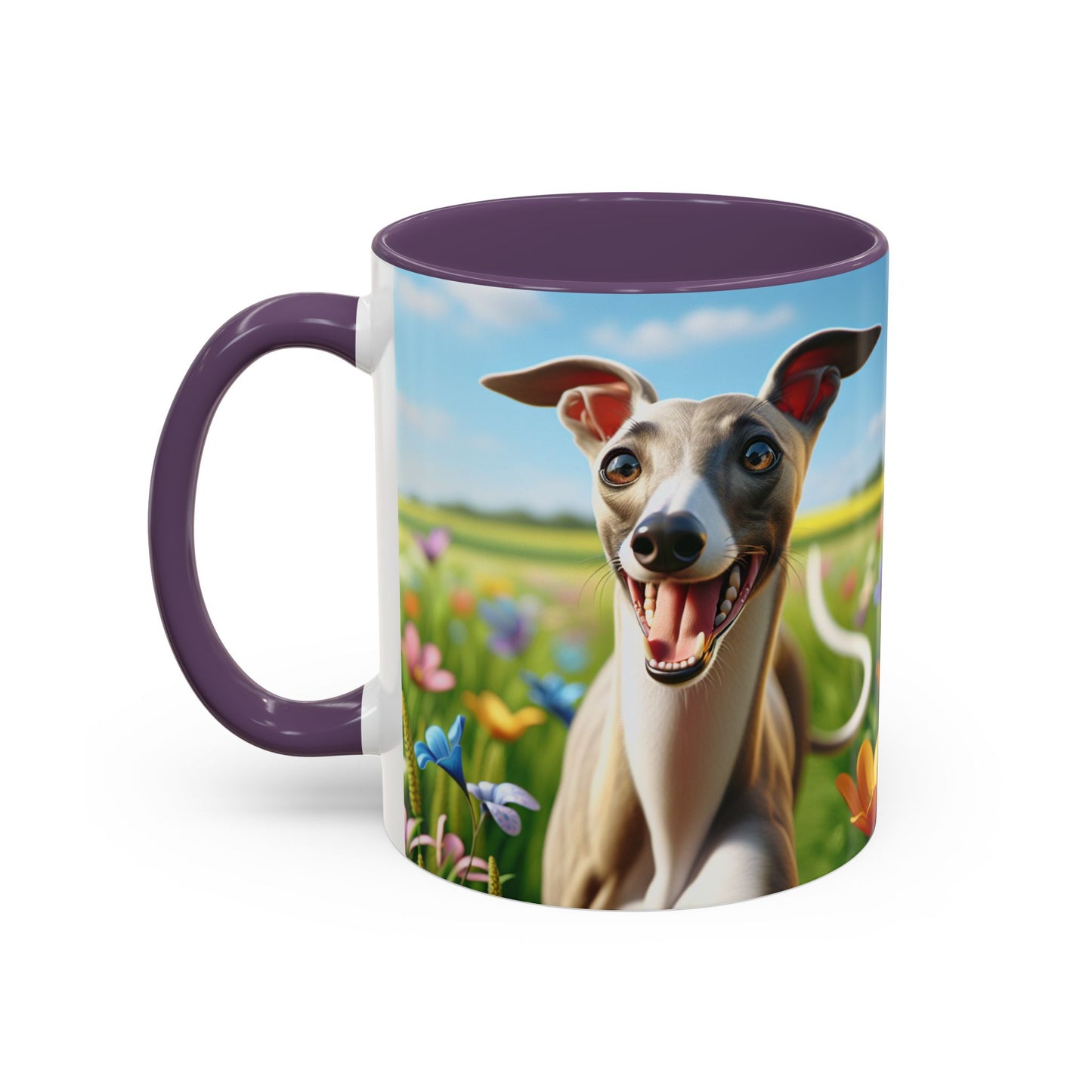 Whippet Accent Coffee Mug - Perfect Gift for Dog Lovers