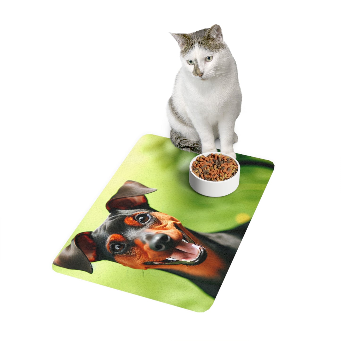 Pet Food Mat (12x18) - German Pinscher
