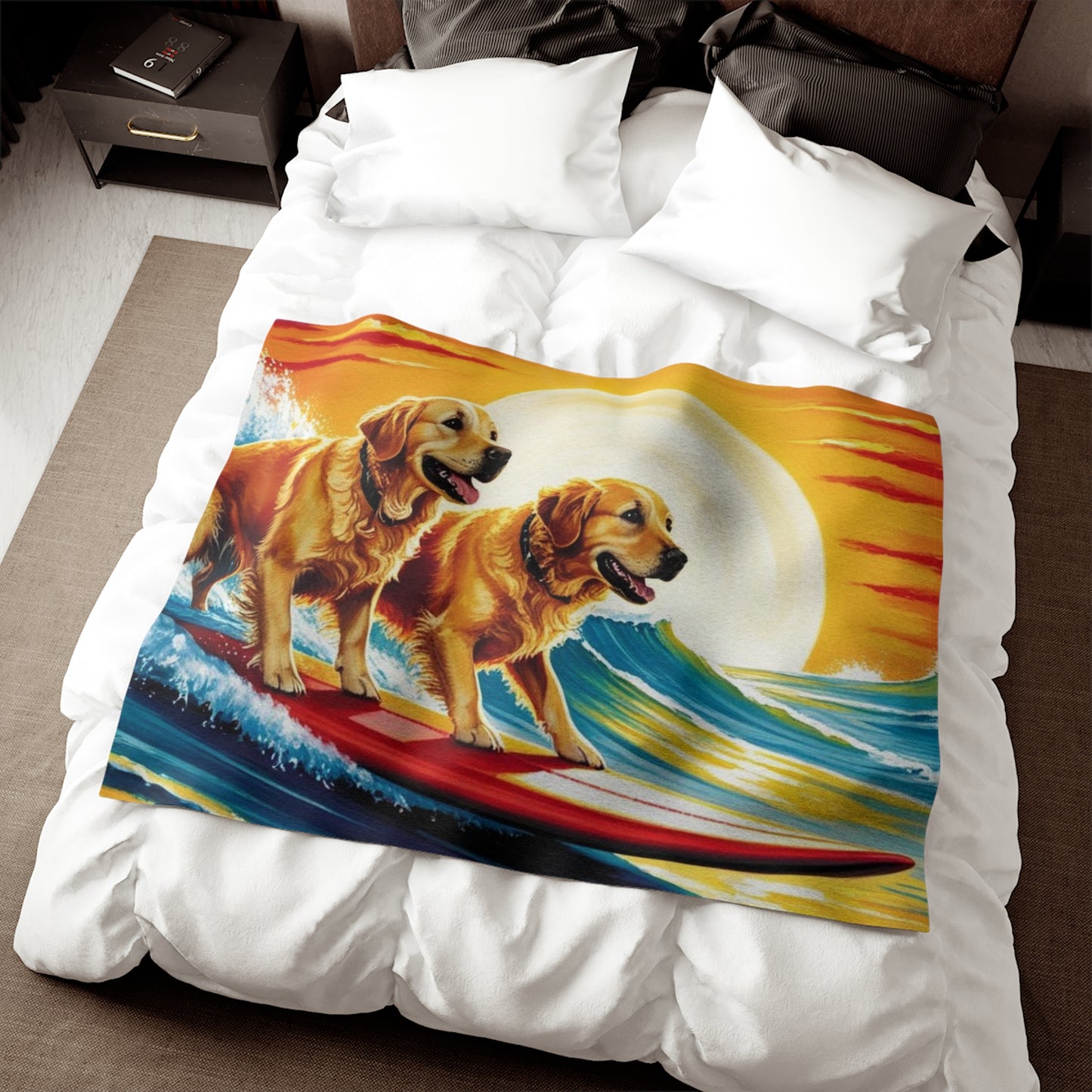 Couverture sweat-shirt Surf Dogs