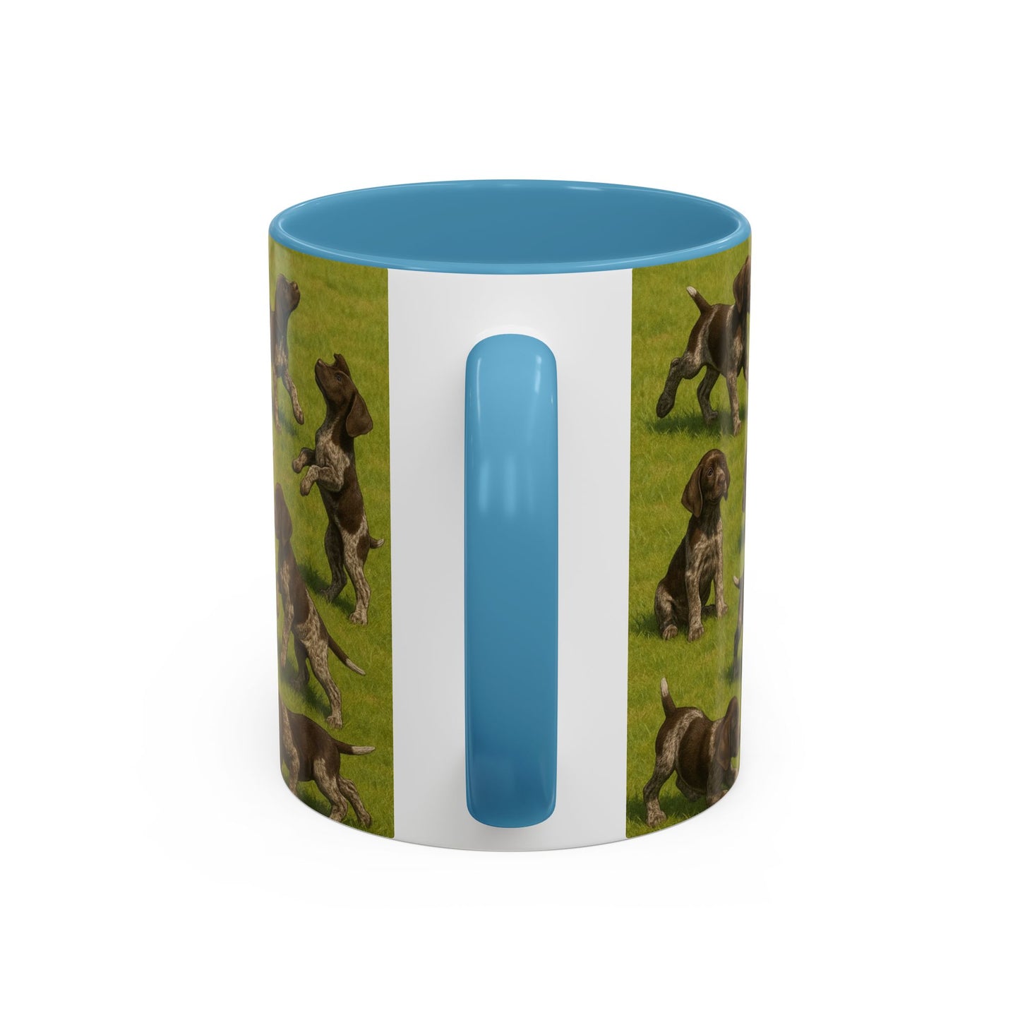 German Shorthaired Pointer puppies Accent Coffee Mug - Perfect Gift for Dog Lovers