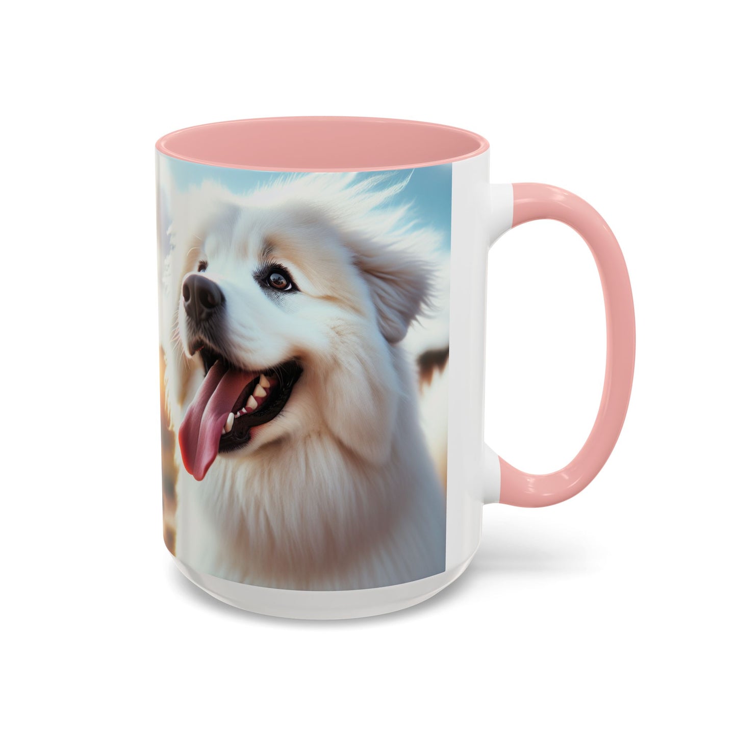 Pyrenean Mountain Dog Accent Coffee Mug - Perfect Gift for Dog Lovers