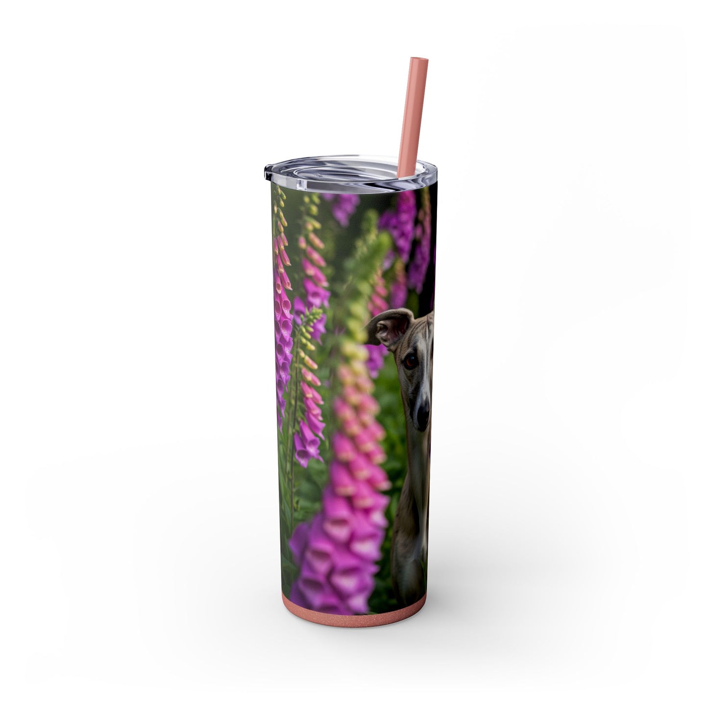 Whippet Skinny Tumbler with Straw, 20oz