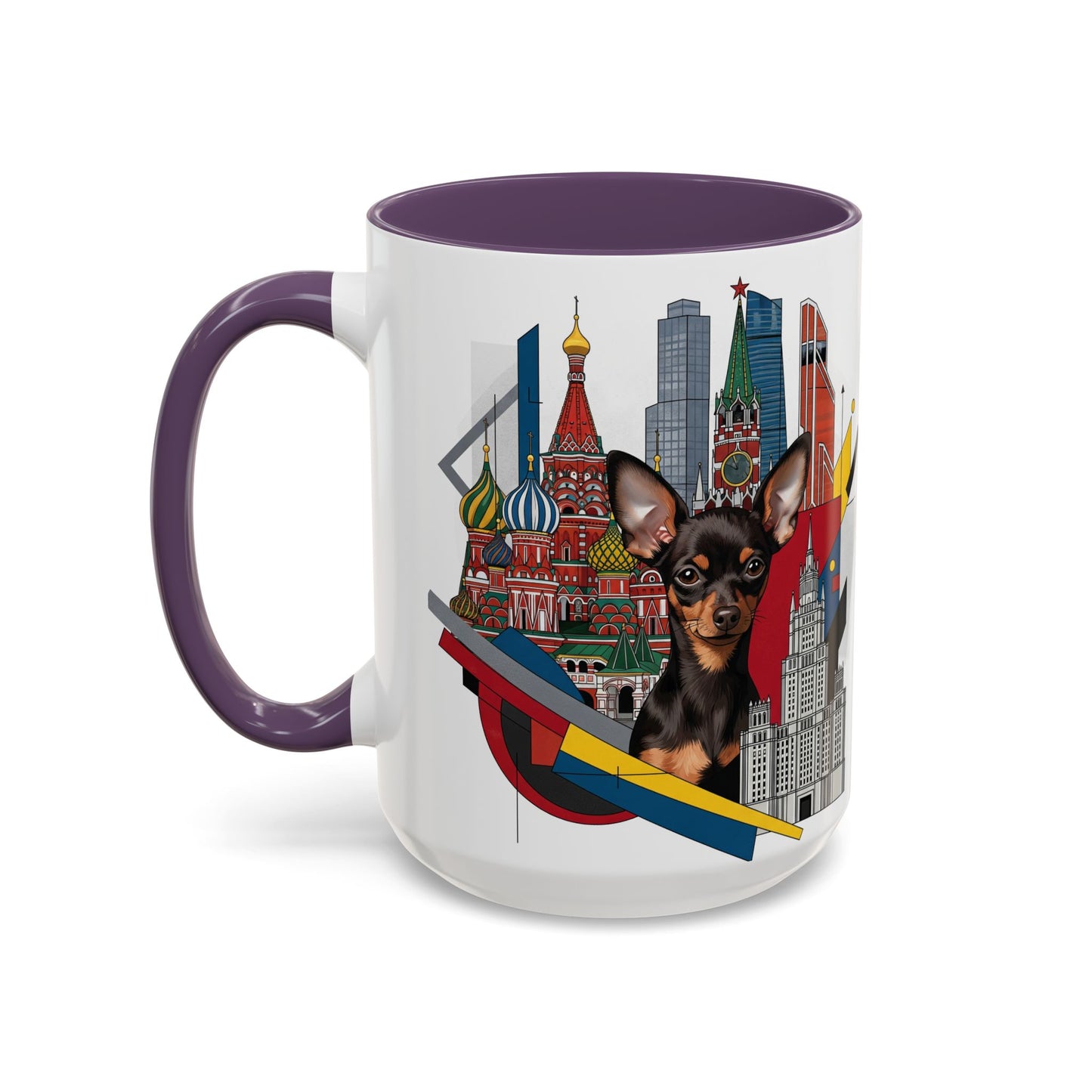 Russian Toy Dog Accent Coffee Mug - Perfect Gift for Dog Lovers