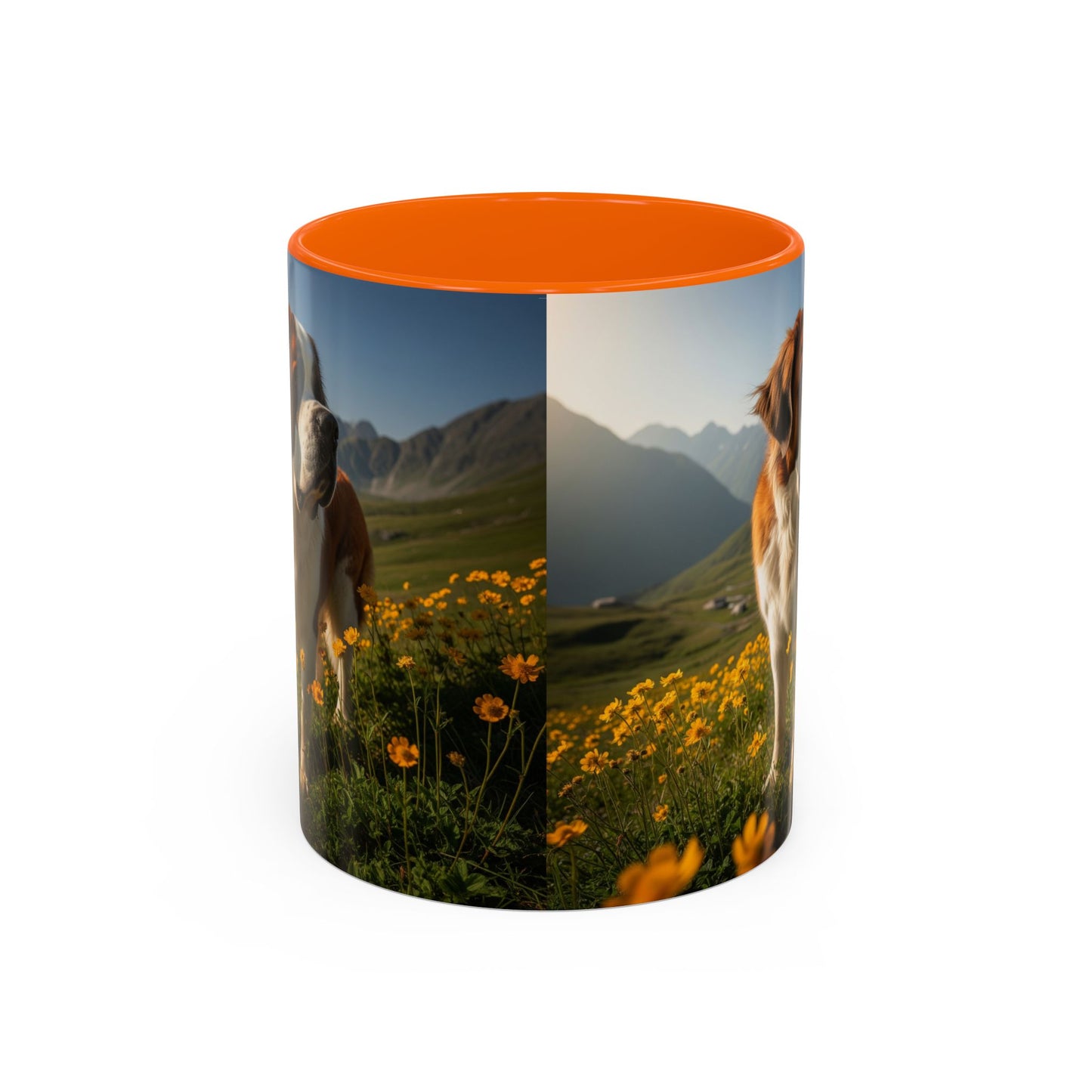 Saint Bernard Accent Coffee Mug - Perfect Gift for Dog Lovers