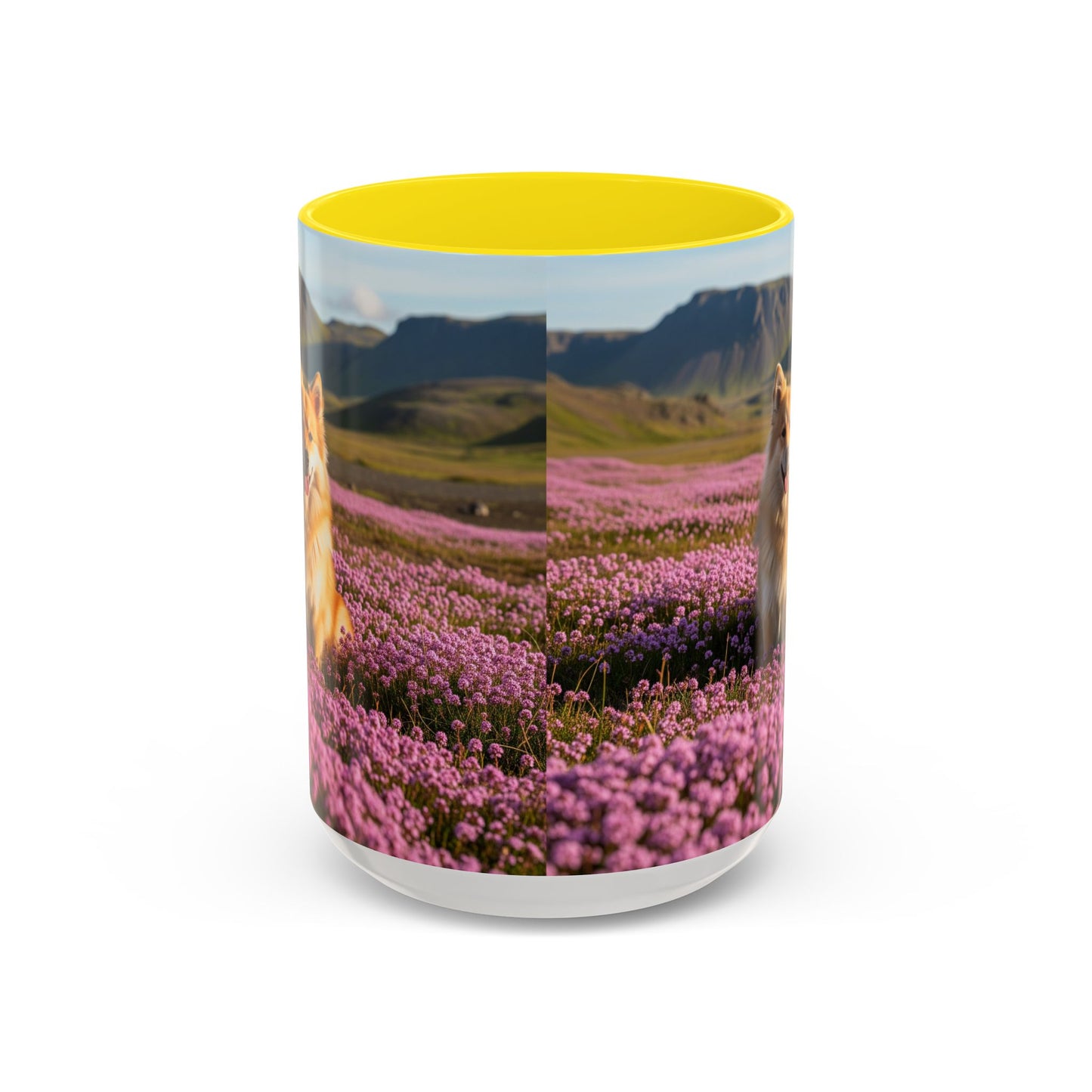 Icelandic Sheepdog Accent Coffee Mug - Perfect Gift for Dog Lovers
