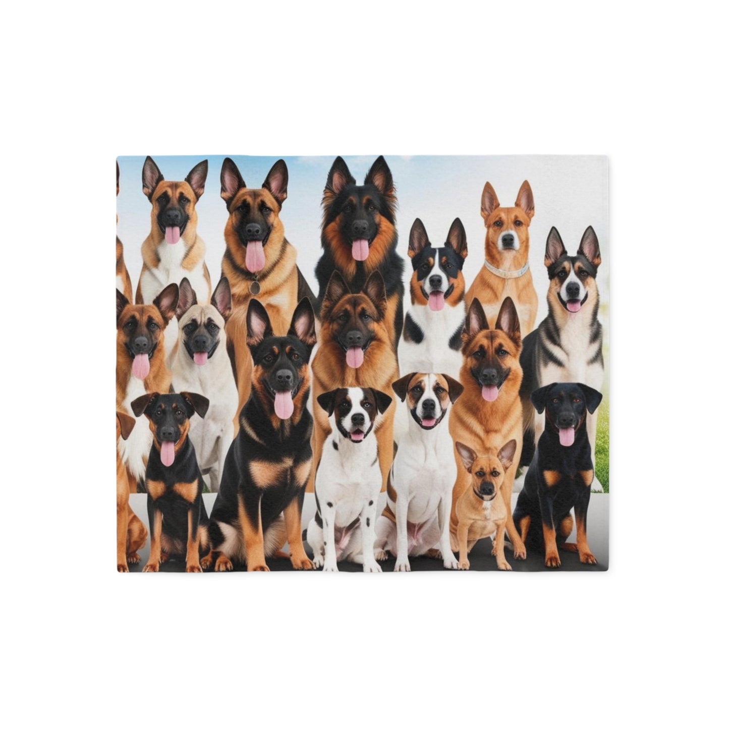 German Dogs Sweatshirt Blanket