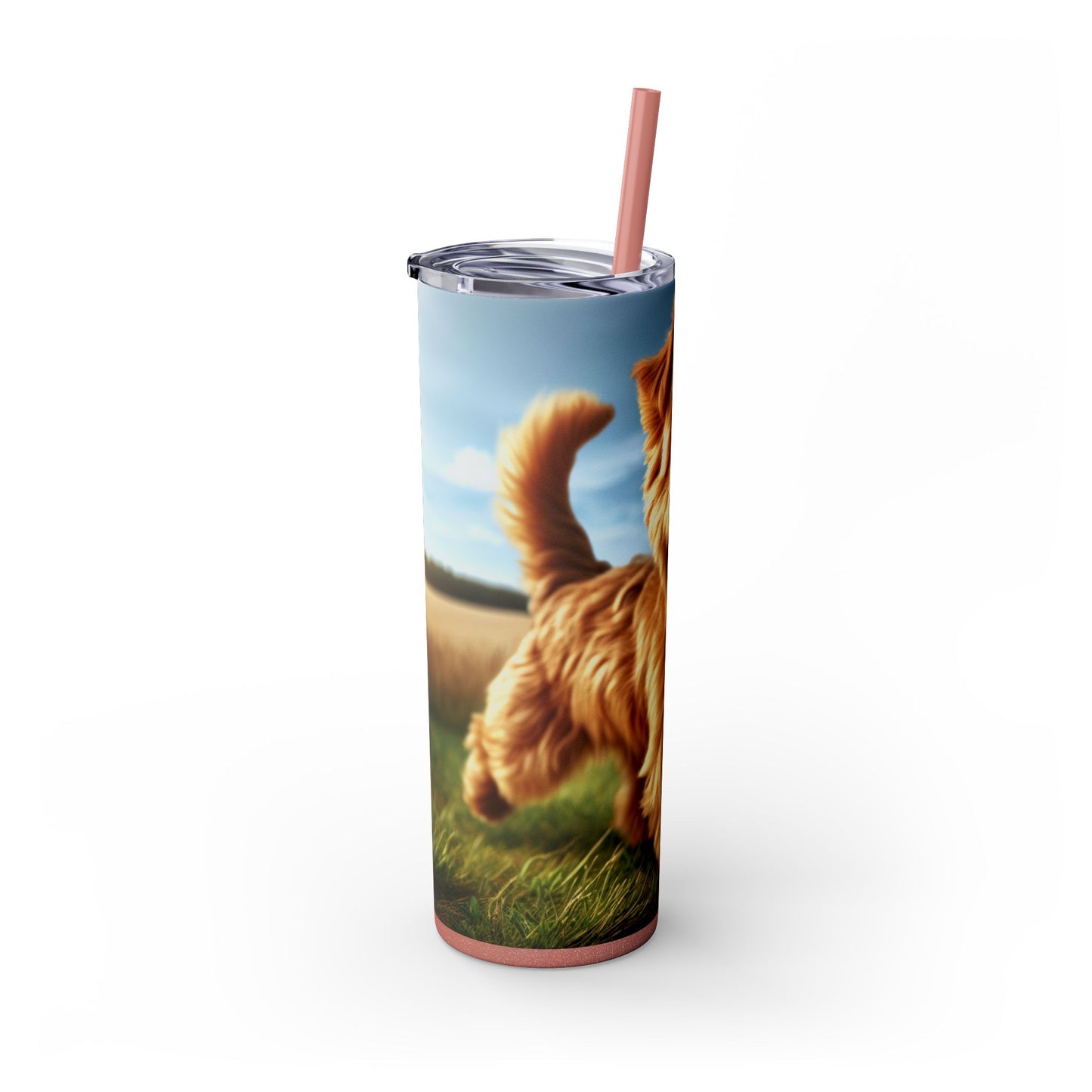 Norfolk Terrier Tumbler with Straw, 20oz