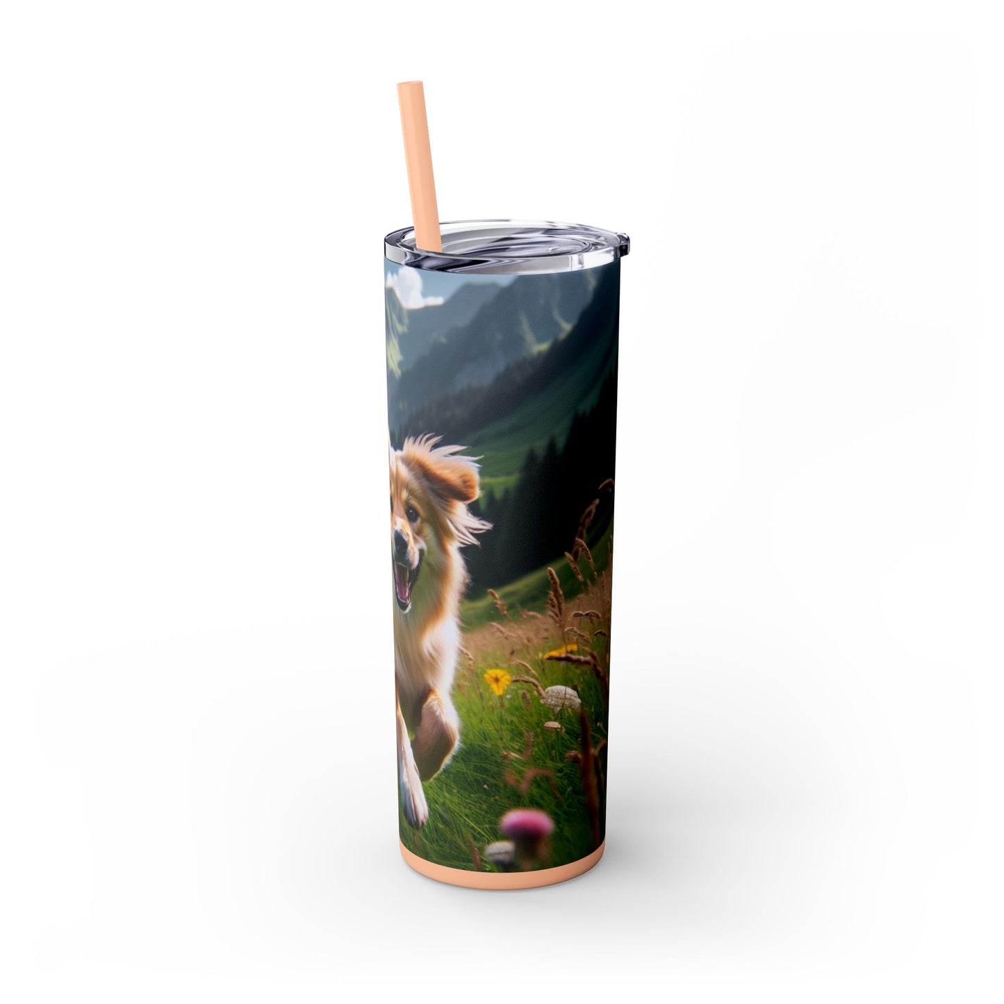 Romanian Carpathian Shepherd Tumbler with Straw, 20oz