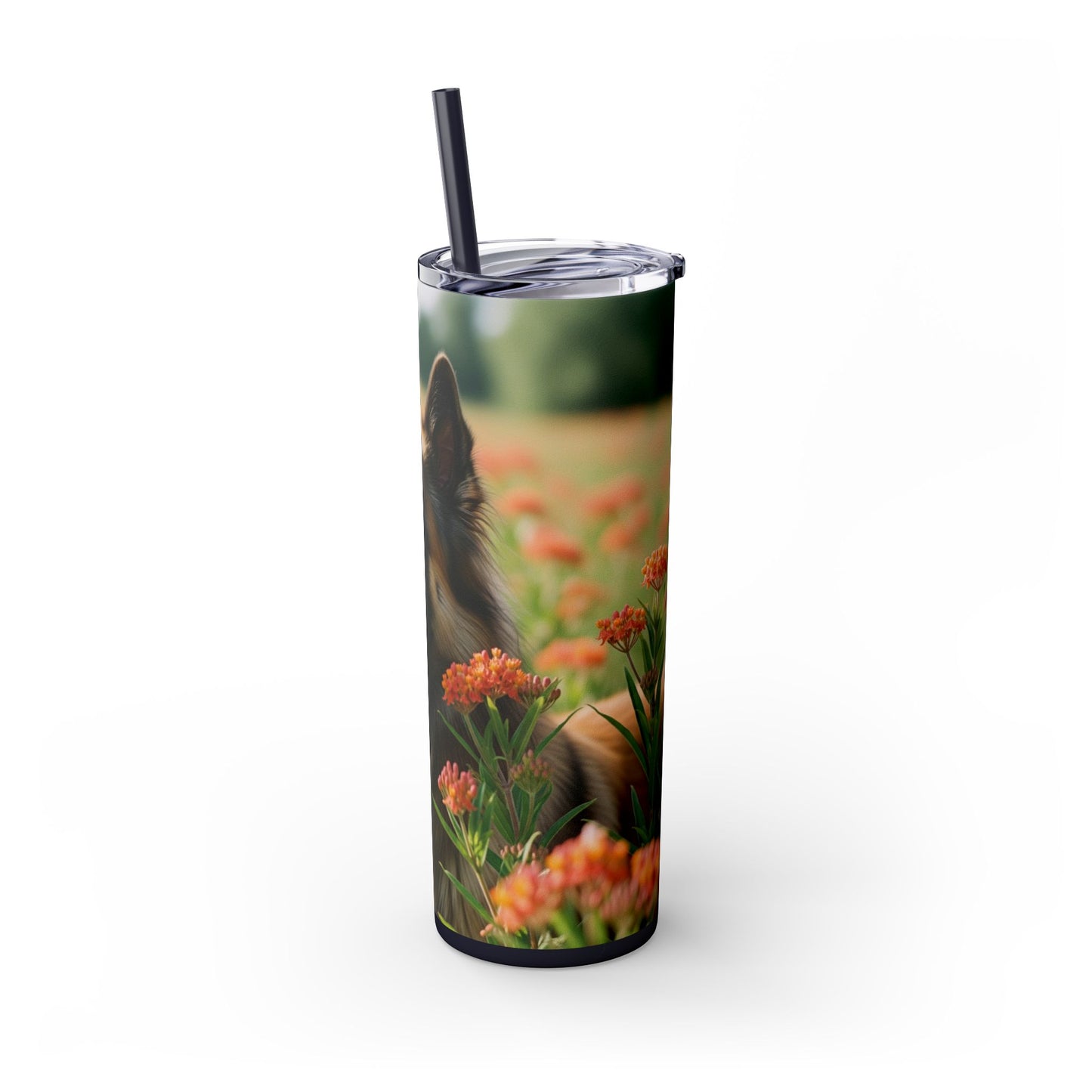 Belgian Tervuren Tumbler with Straw, 20oz