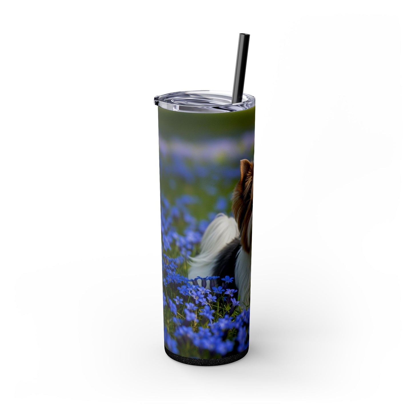 Biewer Terrier Tumbler with Straw, 20oz