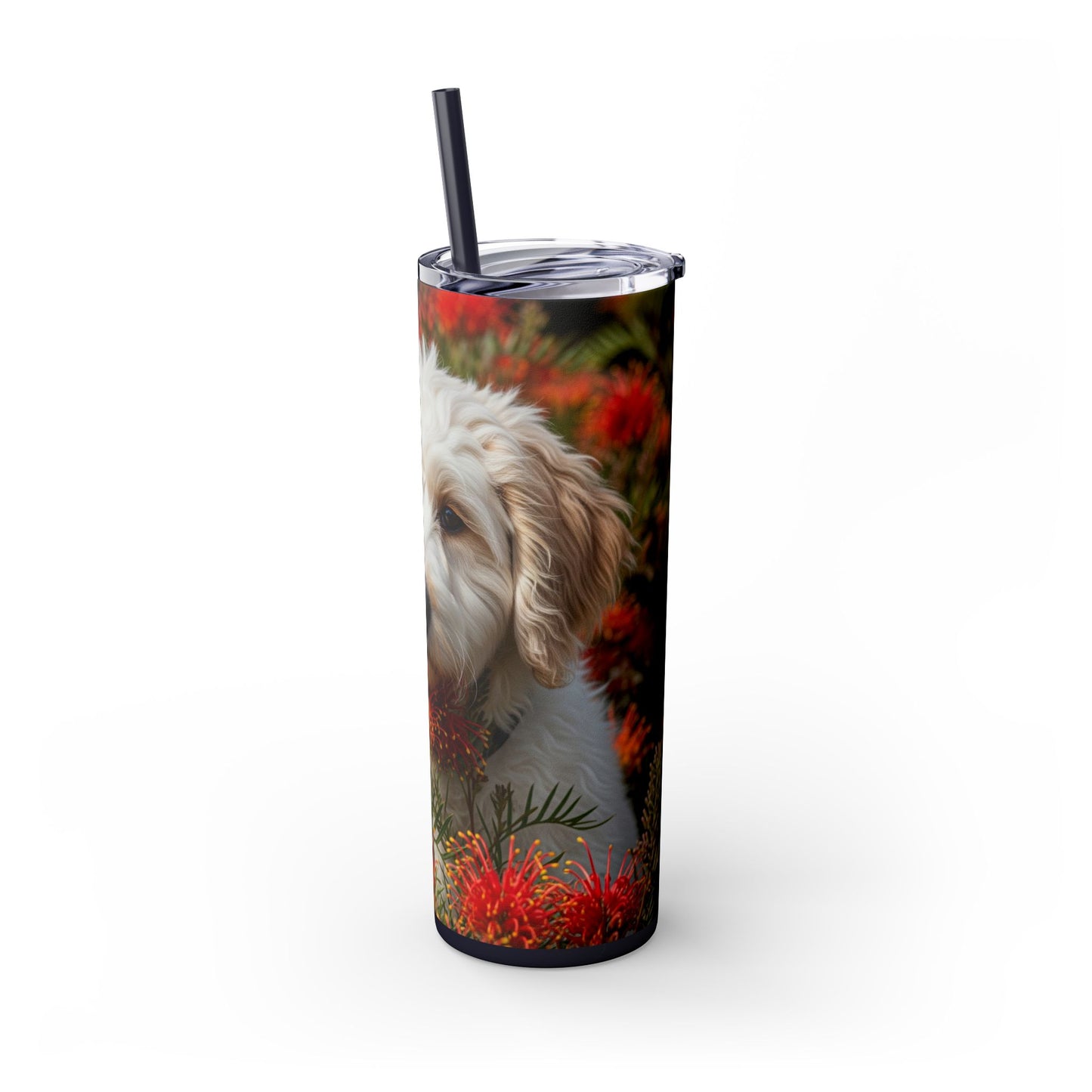 Labradoodle Tumbler with Straw, 20oz