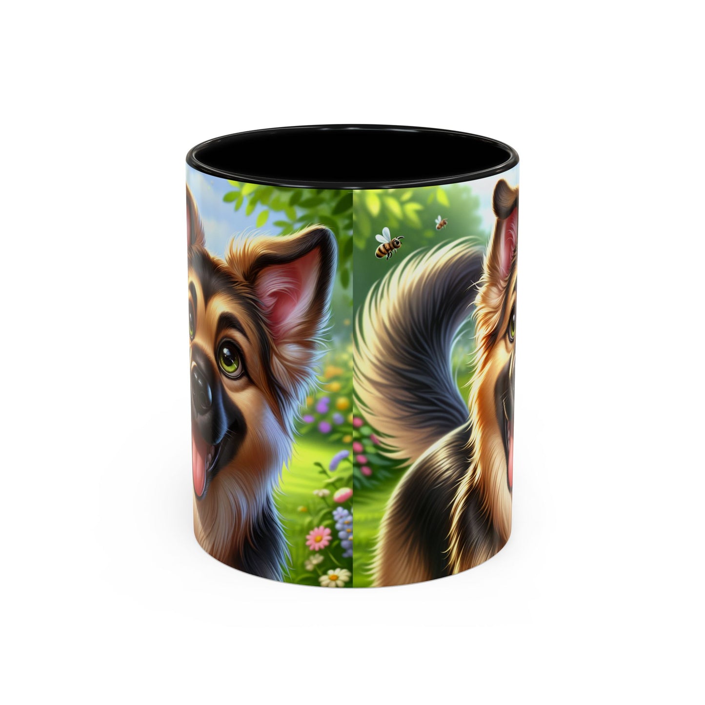 German Shepherd Accent Coffee Mug - Perfect Gift for Dog Lovers