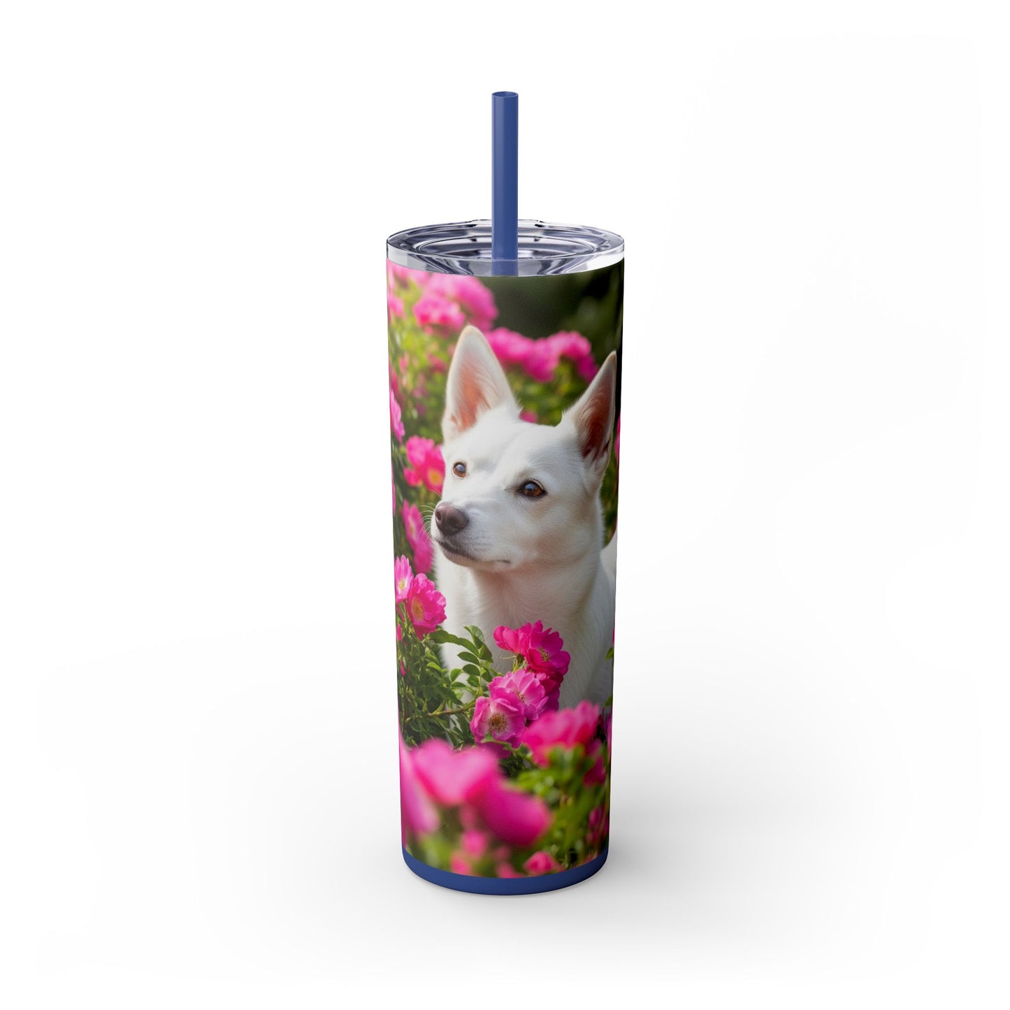 Norrbottenspets Skinny Tumbler with Straw, 20oz