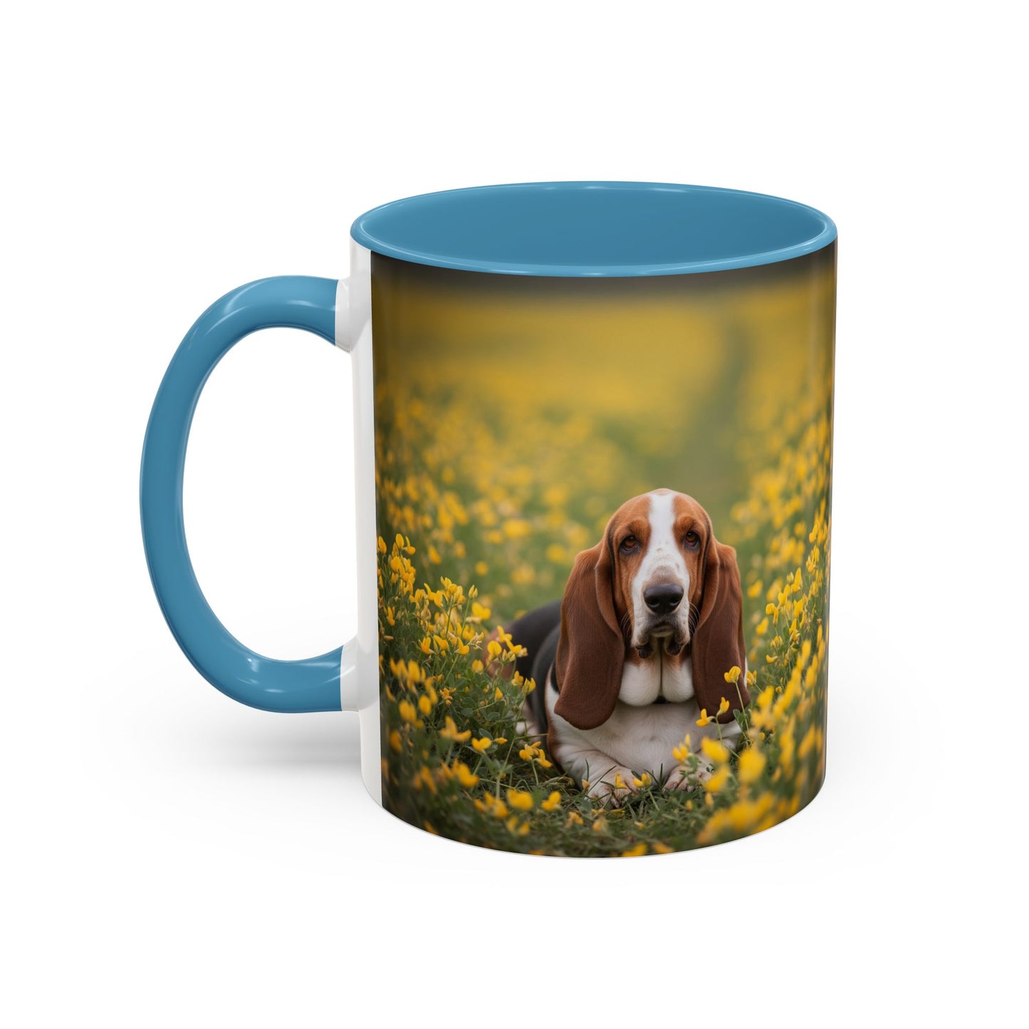 Basset Hound Accent Coffee Mug - Perfect Gift for Dog Lovers