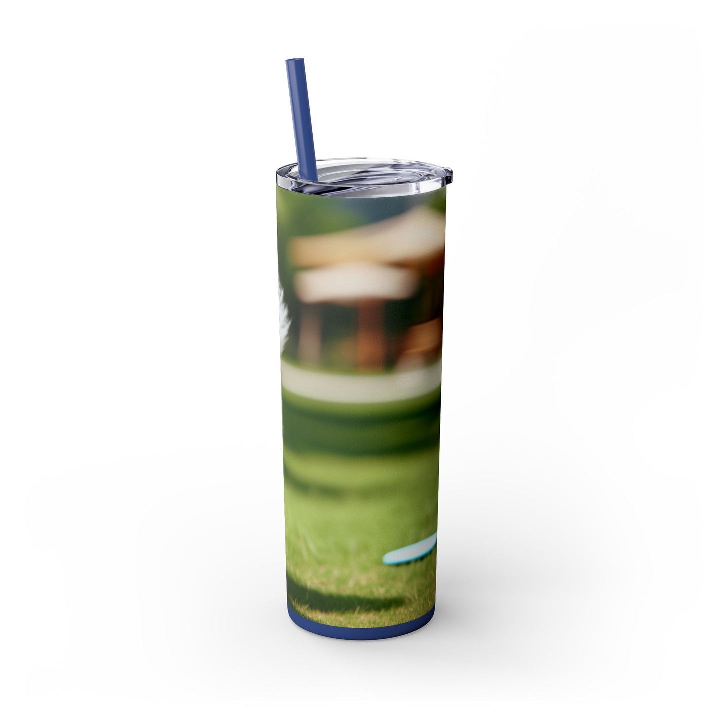 Japanese Spitz Tumbler with Straw, 20oz