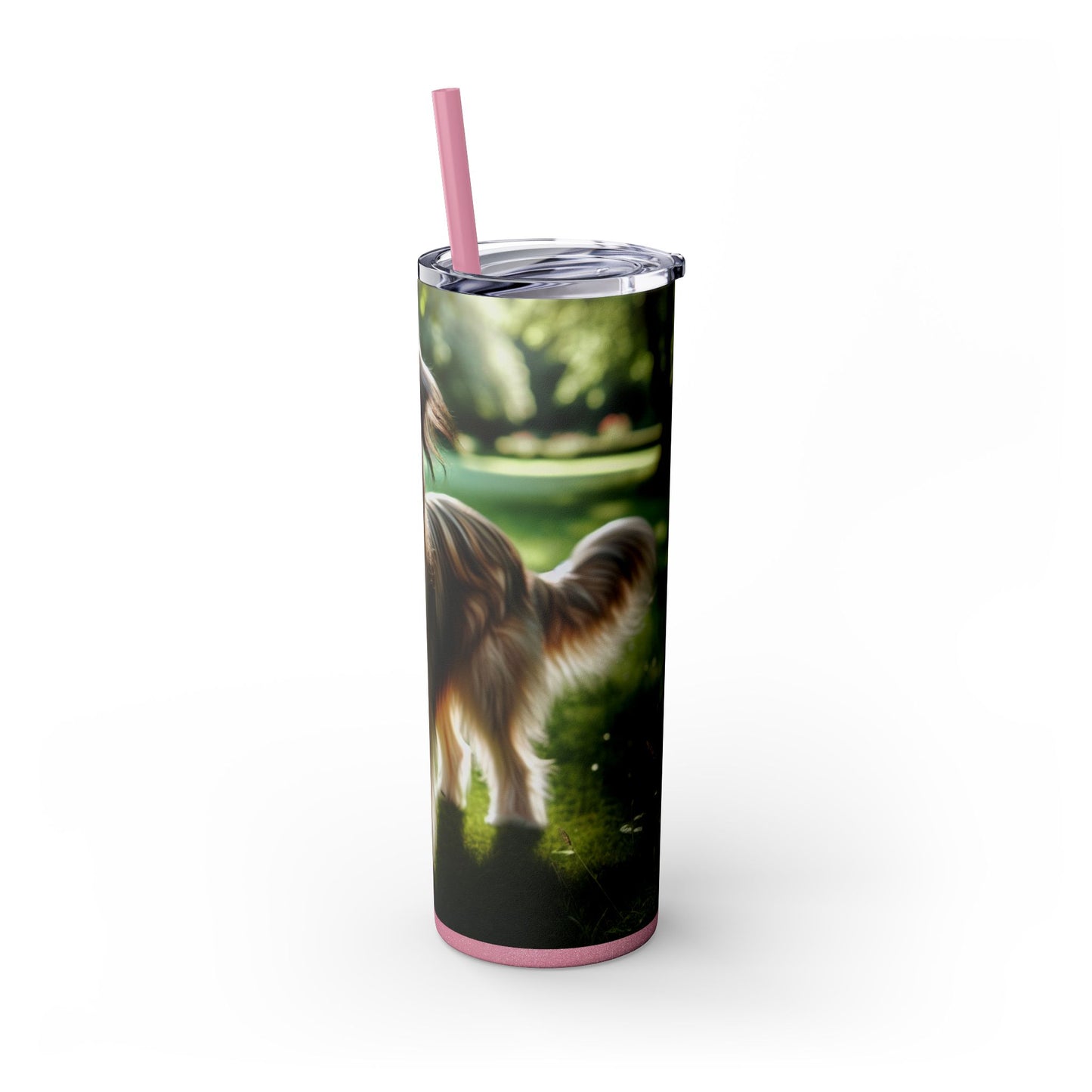 Pyrenean Shepherd Tumbler with Straw, 20oz
