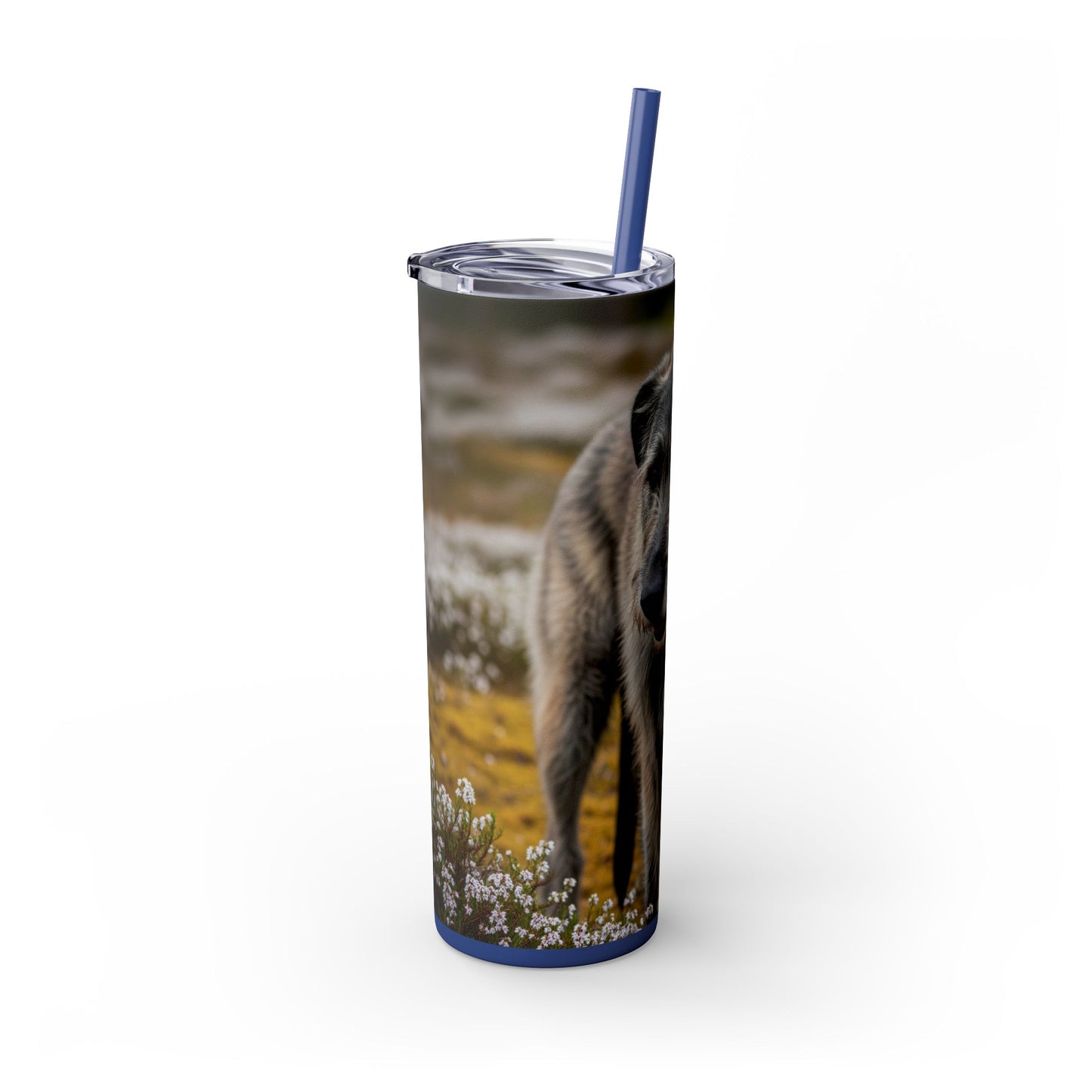 Irish Wolfhound Tumbler with Straw, 20oz