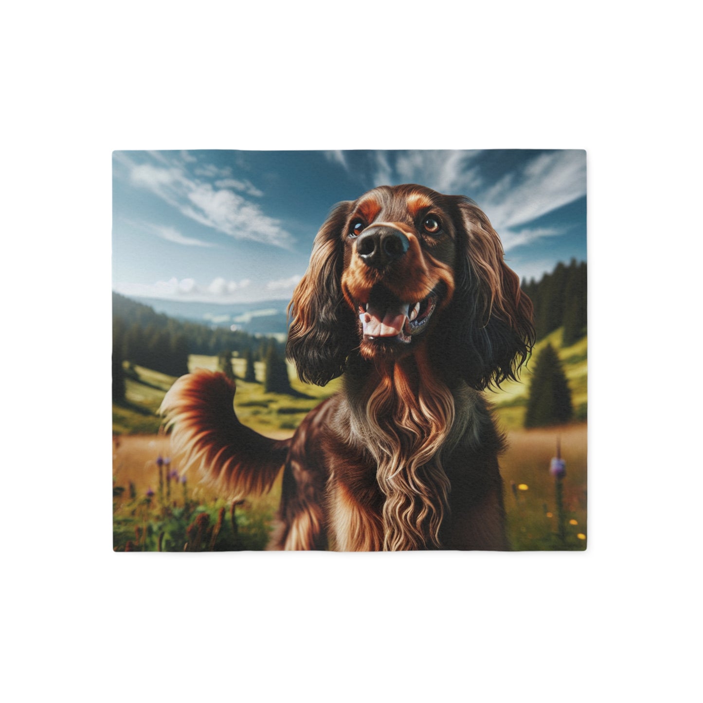 Deutscher Wachtelhund Sweatshirt Blanket