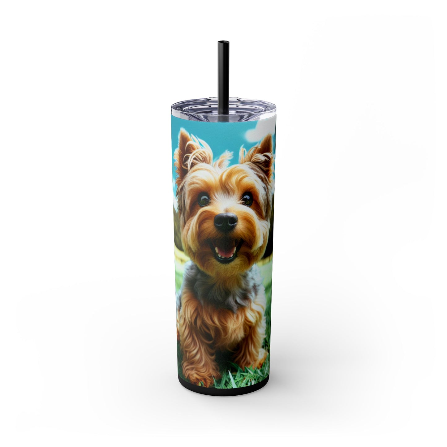 Australian Terrier Tumbler with Straw, 20oz