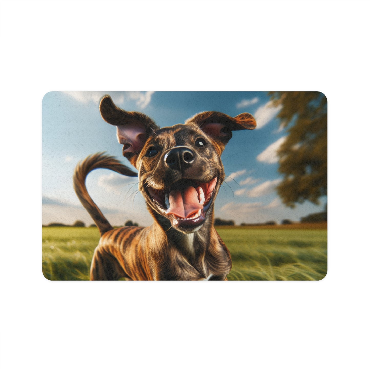 Pet Food Mat (12x18) - Treeing Tennessee Brindle