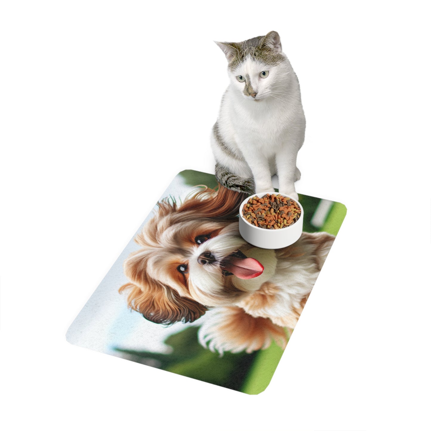 Pet Food Mat (12x18) - Lhasalier